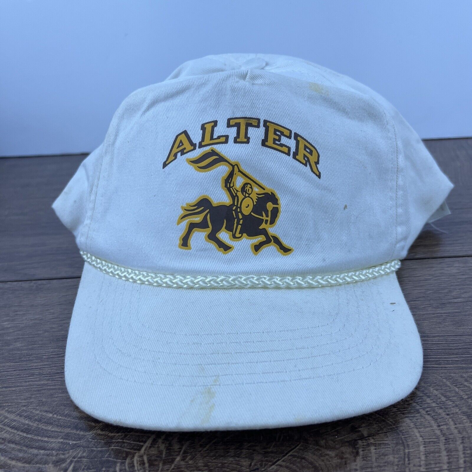 Other Alter Knights Hat Alter Hat White Hat Adjustable Snapback Ad Size ONE SIZE - 1 Thumbnail
