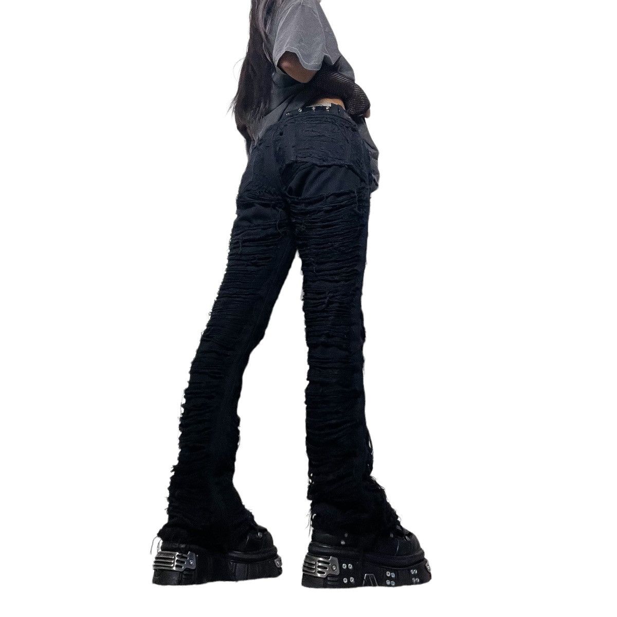 Handmade Rust Distressed Denim (W32)