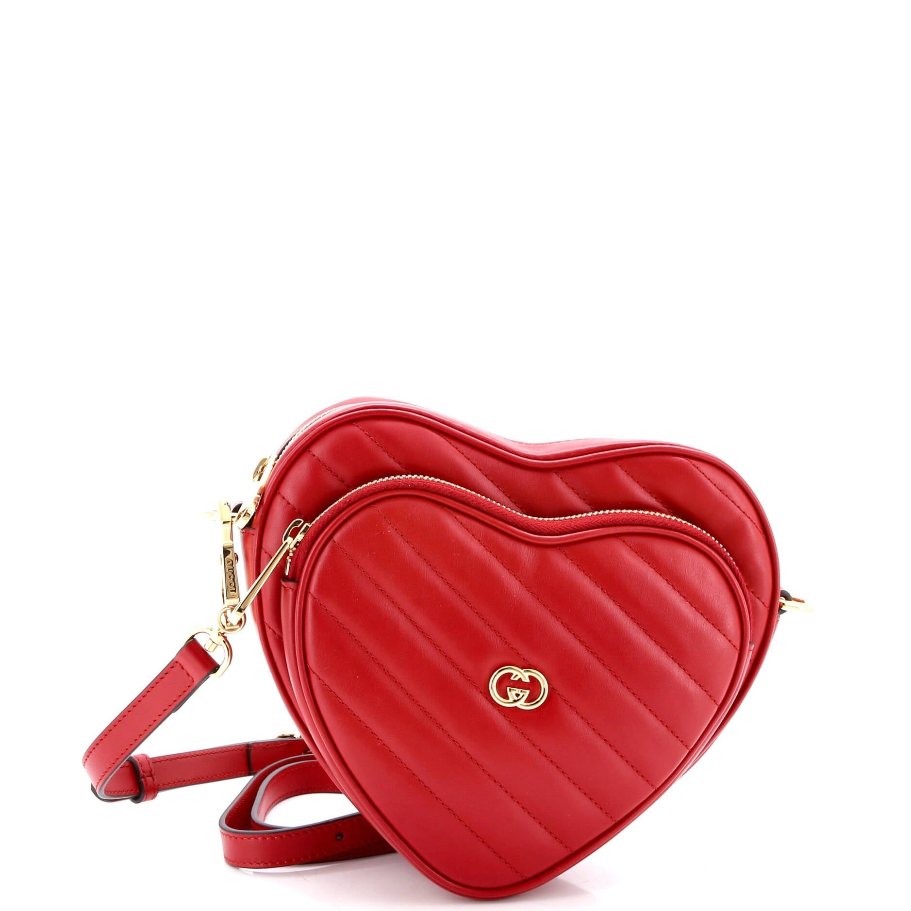Gucci Interlocking G Heart Shoulder Bag Size ONE SIZE - 1 Thumbnail