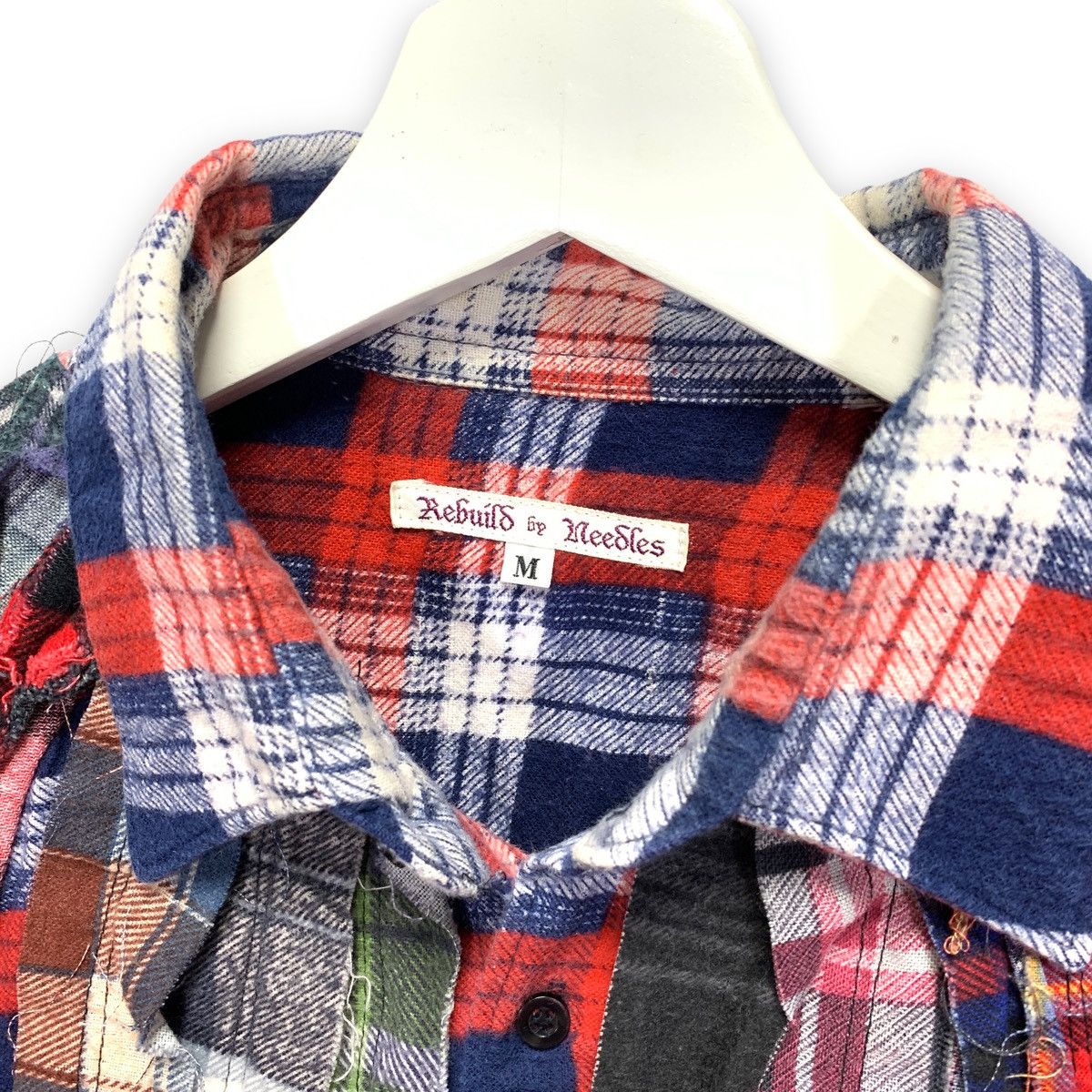 Needles 🇯🇵 Needles Rebuild Ribbon Cut Flannel Shirt Remake Size US M / EU 48-50 / 2 - 3 Thumbnail