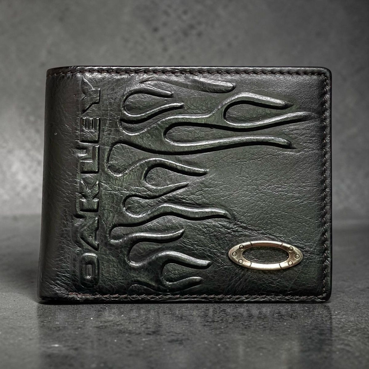Oakley × Vintage Vintage Oakley wallet and cardholder black 00s