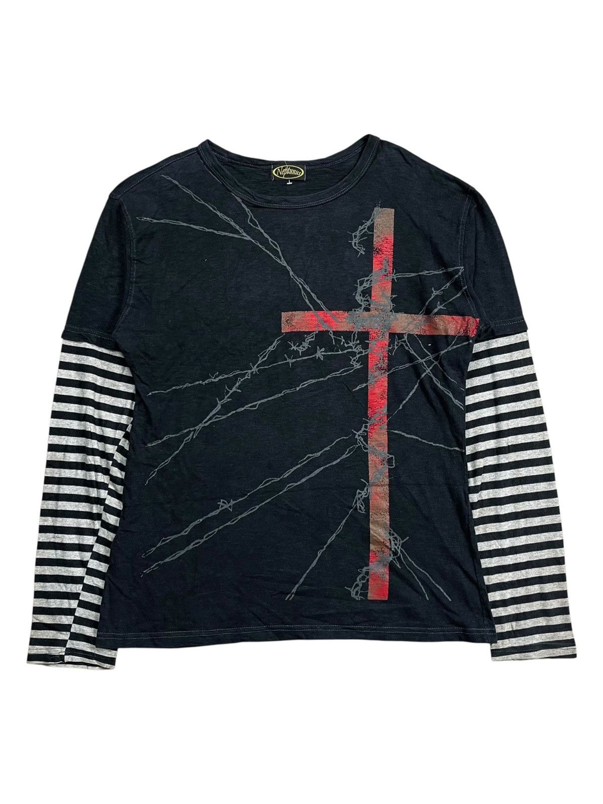 Hysteric Glamour 2000s Neptunus - Barbed Cross Extra Longsleeve Size US M / EU 48-50 / 2 - 1 Thumbnail