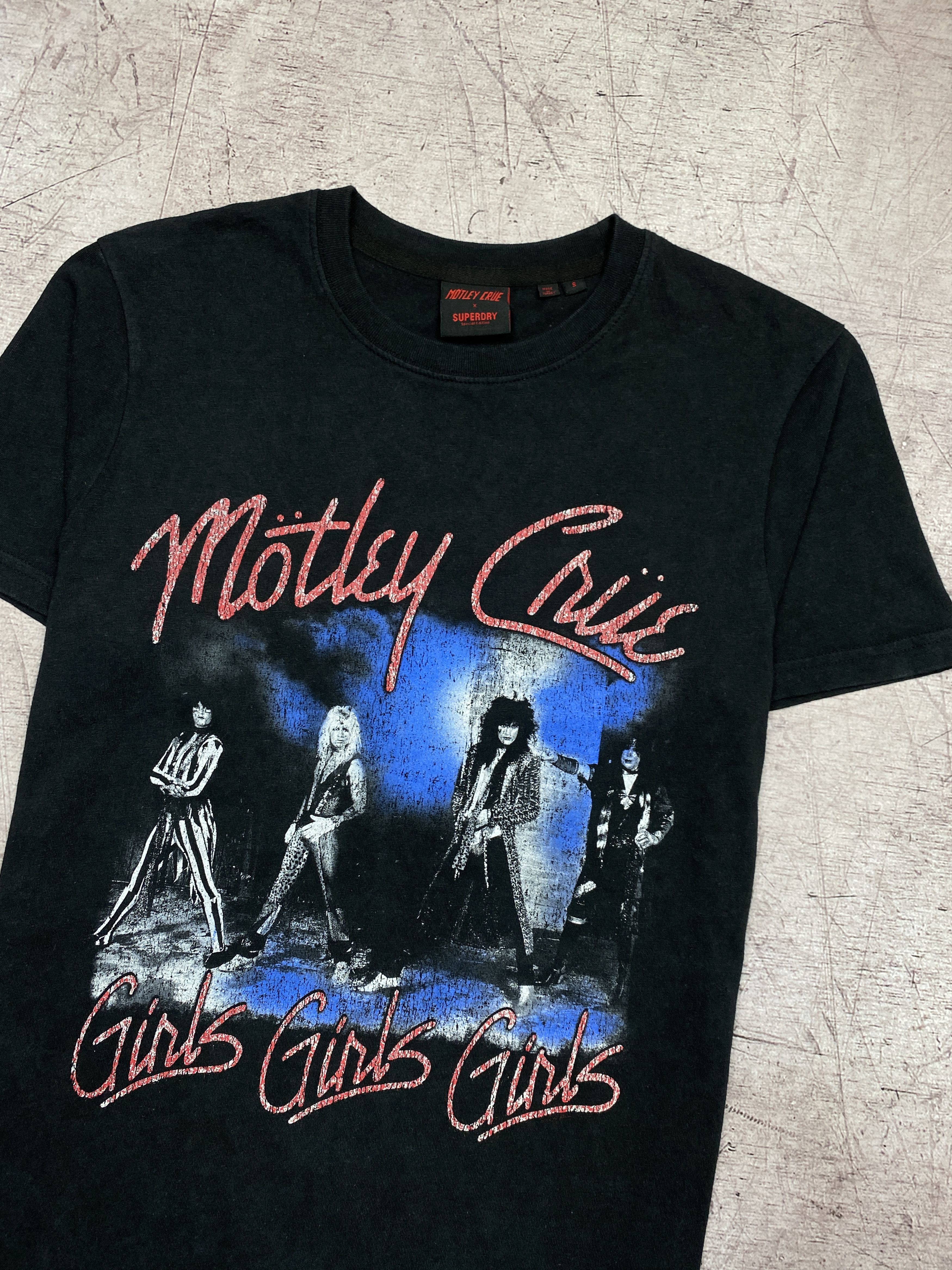 Band Tees Superdry x Mothley Crue Mens Rock Band T-Shirt Size US S / EU 44-46 / 1 - 2 Thumbnail