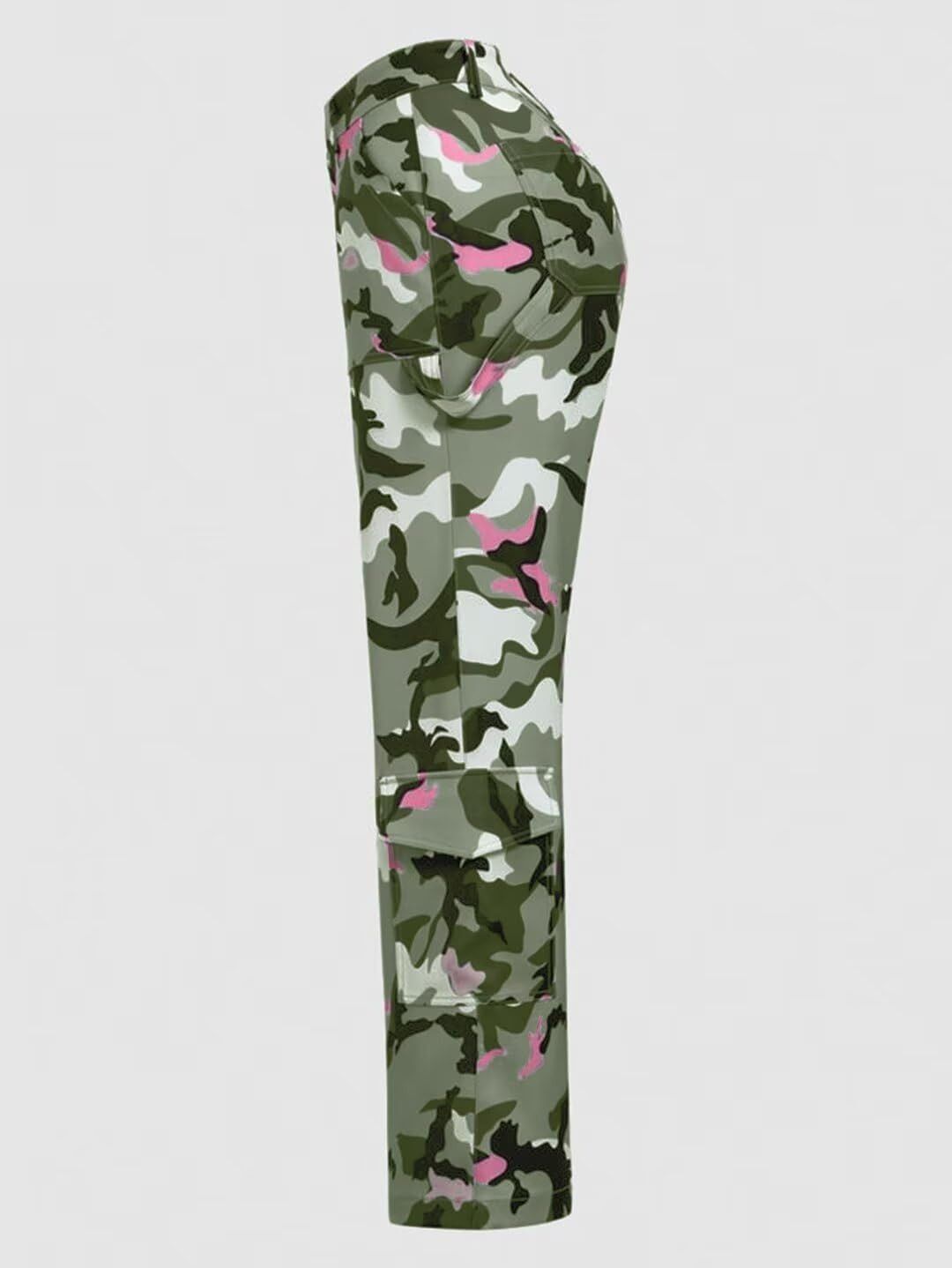Other Women Baggy Wide Leg Mid Waist Causal Y2K Pants with Pockets Size US 34 / EU 50 - 5 Thumbnail