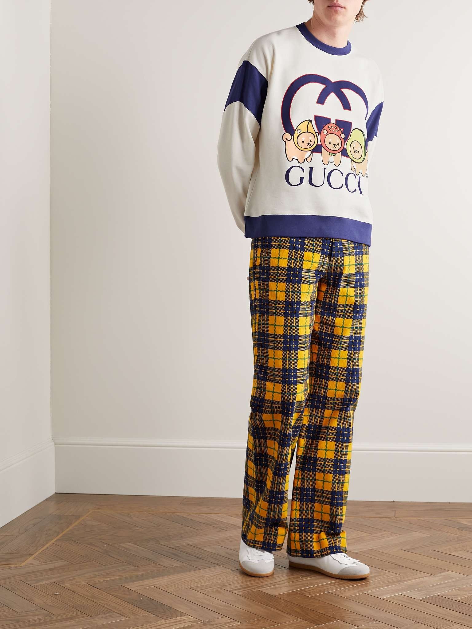 Gucci o1s1wg110925 Animal Print Cotton Jersey Sweatshirt Size US XL / EU 56 / 4 - 2 Thumbnail
