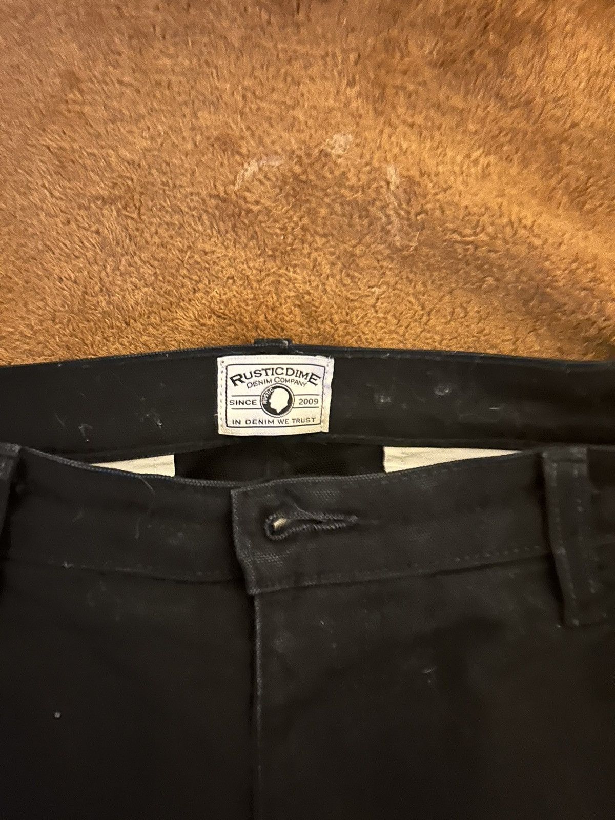 Rustic Dime Black Canvas Work Chino | Grailed