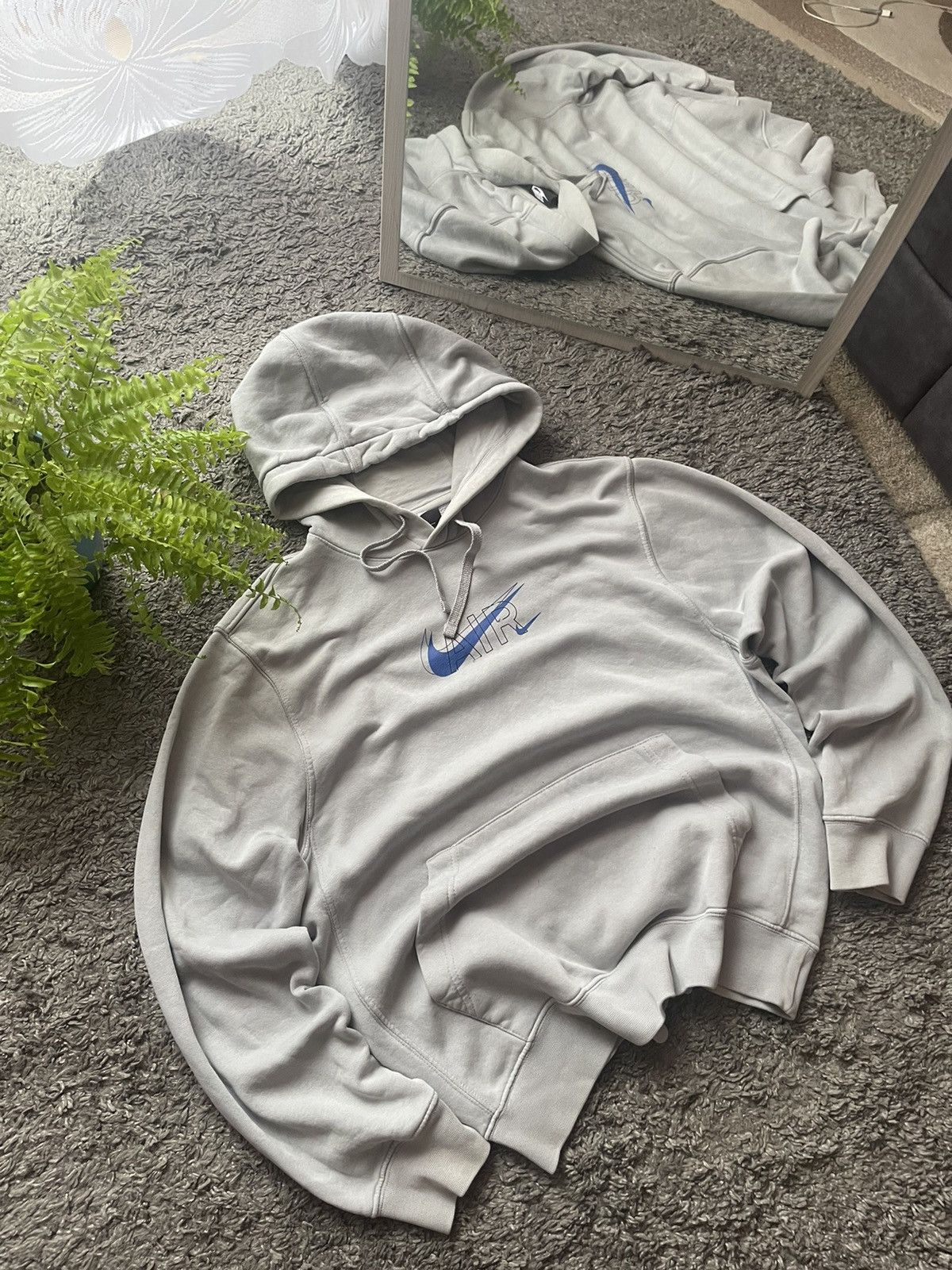 Nike × Vintage Nike Hoodie Streetwear Vintage Big Logo Swoosh Size US S / EU 44-46 / 1 - 9 Thumbnail