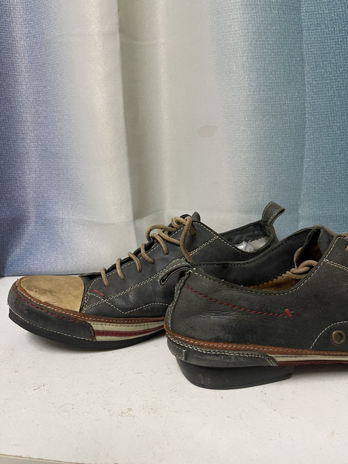 Alfredo Bannister VINTAGE ALFREDO BANNISTER DISTRESSED LEATHER SHOES Size US 8.5 / EU 41-42 - 3 Thumbnail