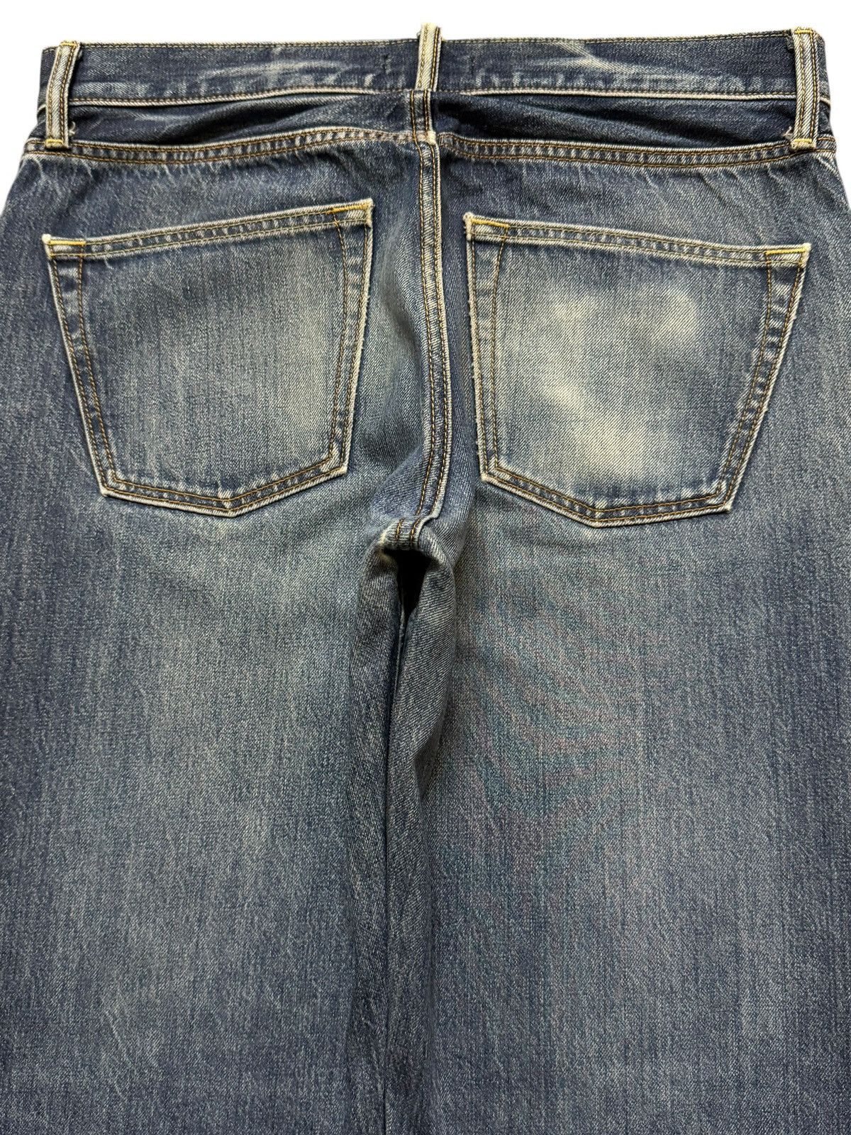 Uniqlo Vintage Y2K Japanese Uniqlo Blue Faded Wash Regular Fits Size US 33 - 4 Thumbnail