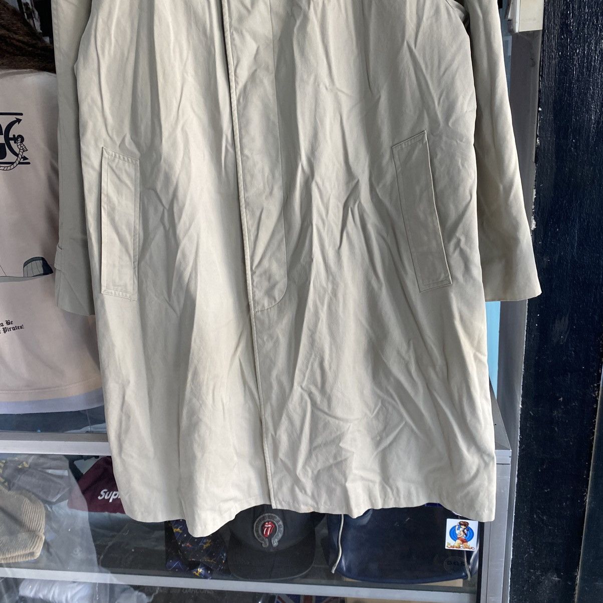 Burberry Vintage Burberrys Single Breasted Trench Coat Beige chekered Size US L / EU 52-54 / 3 - 5 Thumbnail