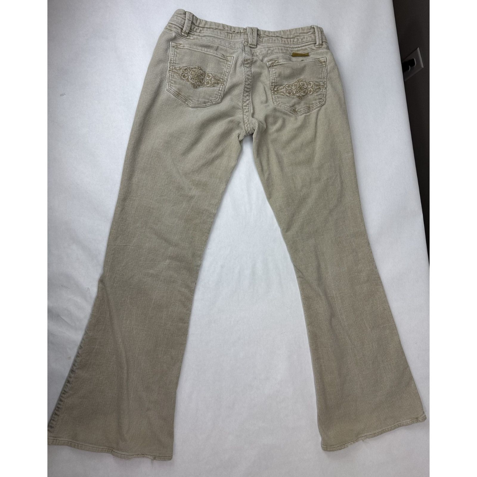 Other Vintage Y2K Low Rise Corduroy Flare Pants Candie's Grunge 5 Size 28" / US 6 / IT 42 - 2 Thumbnail