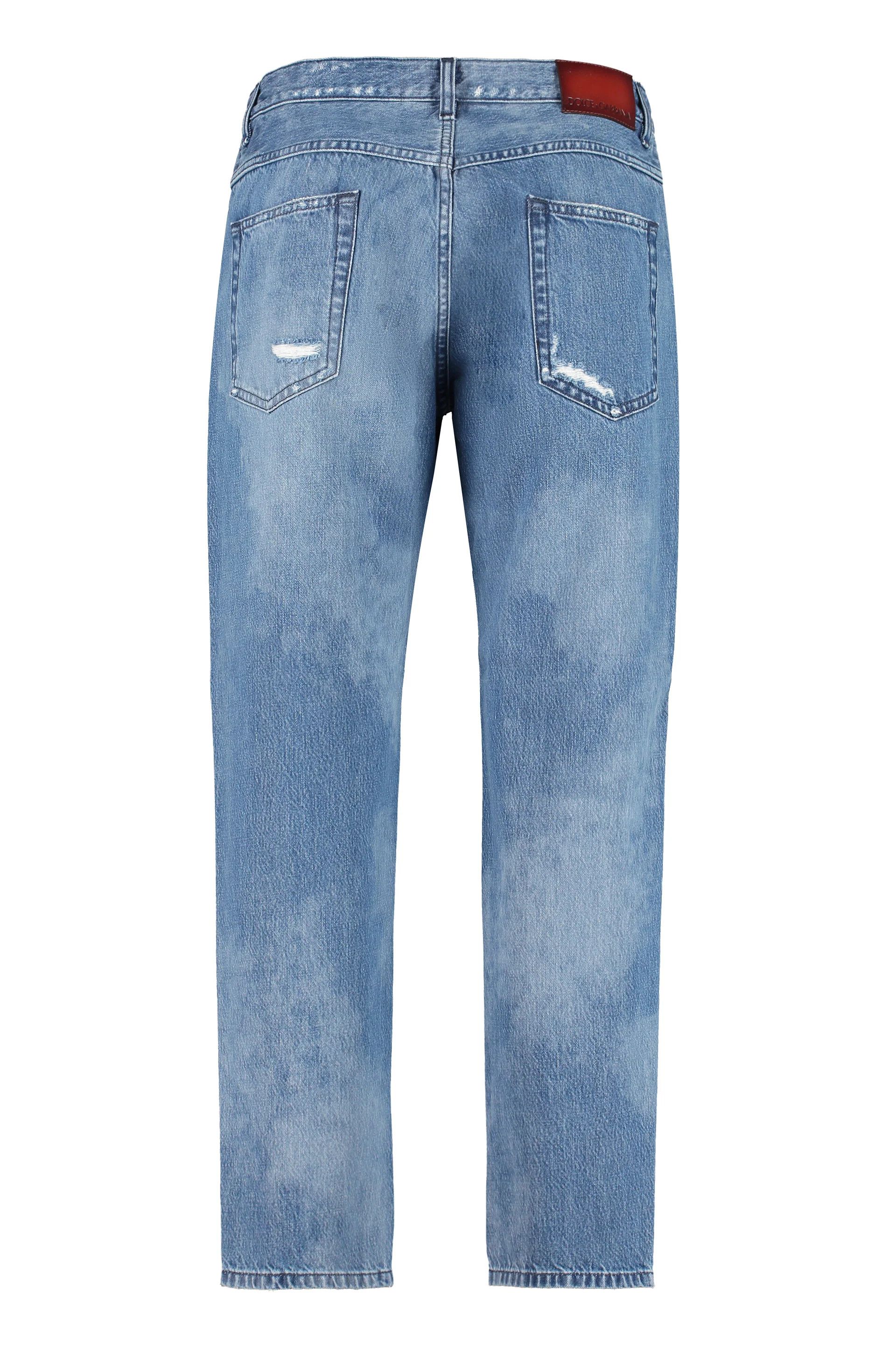 Dolce & Gabbana o1y0125 Logo Jeans in Blue Size US 38 / EU 54 - 2 Thumbnail