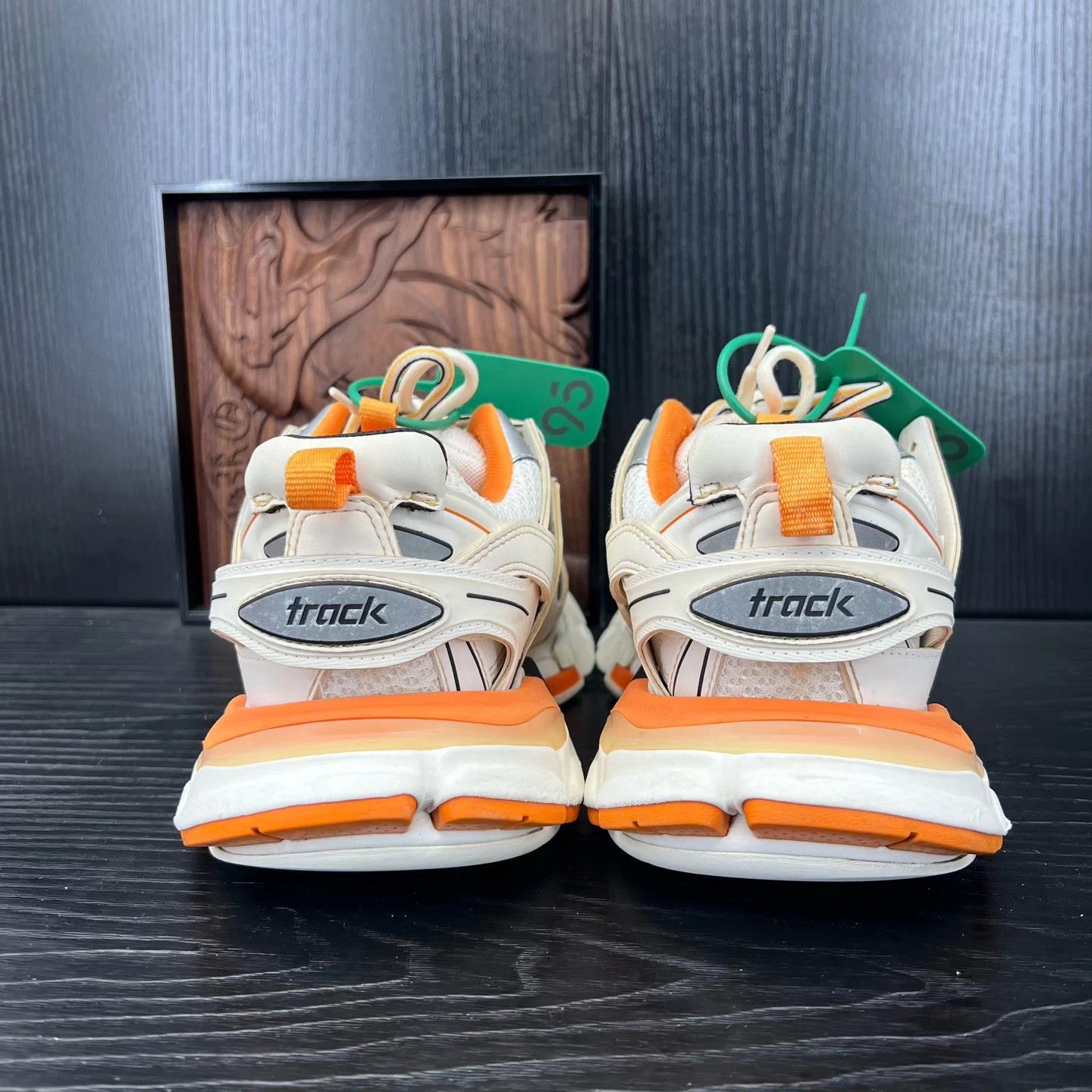 Balenciaga Balenciaga Track White Orange 39 New Box 1999 CH24403 Size US 6 / EU 39 - 5 Thumbnail