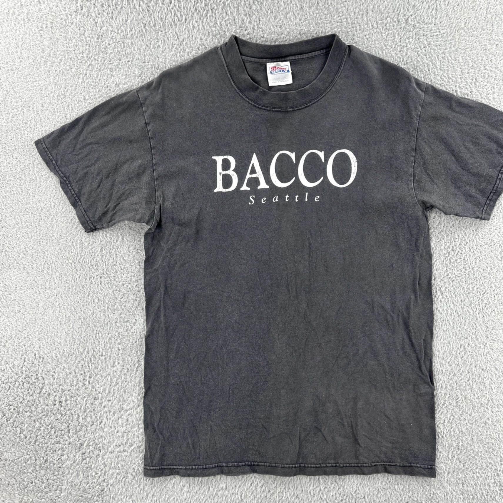 Hanes VINTAGE Hanes Beefy-T T-Shirt Adult Medium Black Short Sleeve Crew Neck Mens 90s City Classic Size US M / EU 48-50 / 2 - 3 Thumbnail