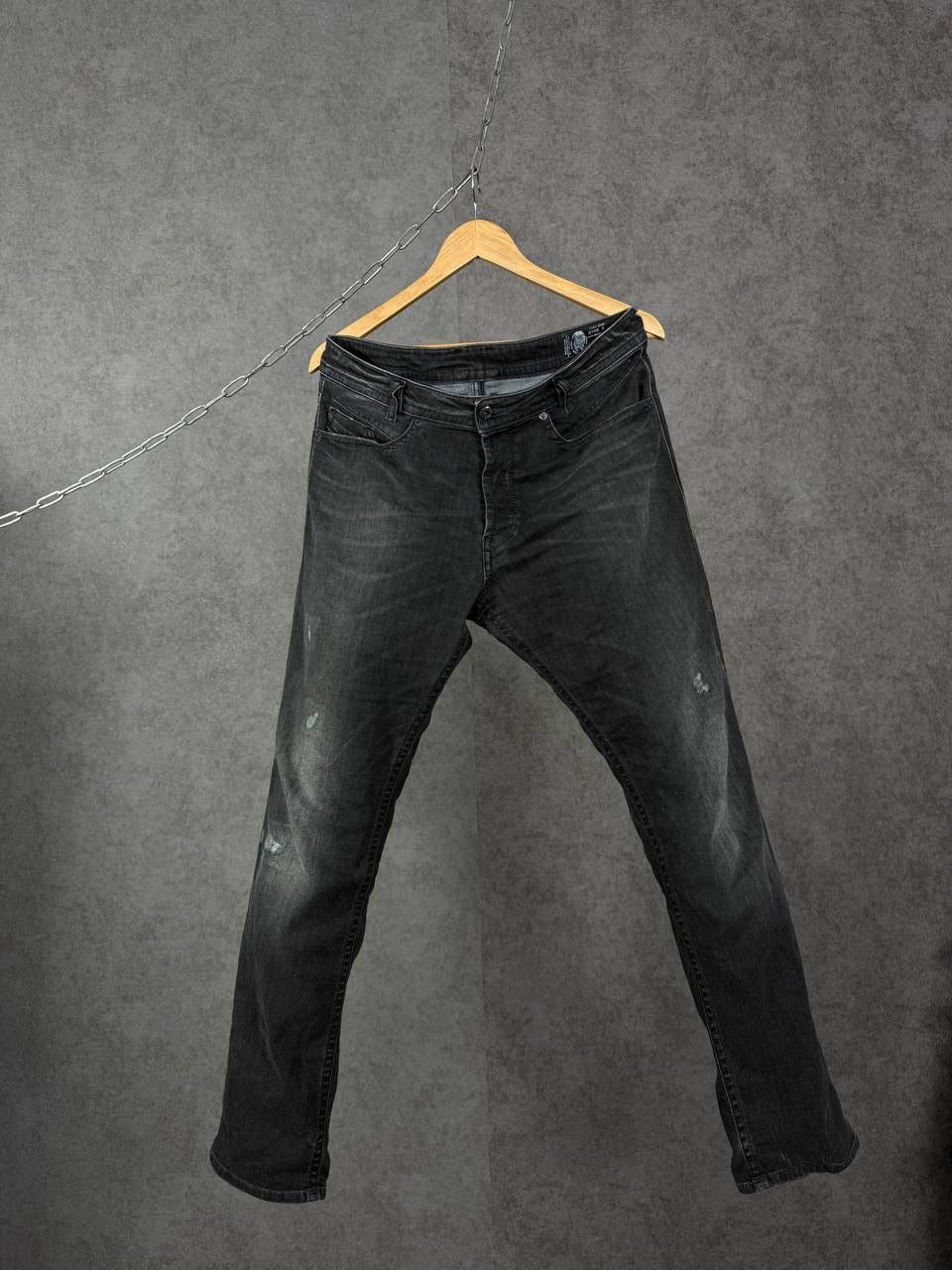 Diesel Diesel Akee designer distressed denim jeans Size US 34 / EU 50 - 1 Thumbnail