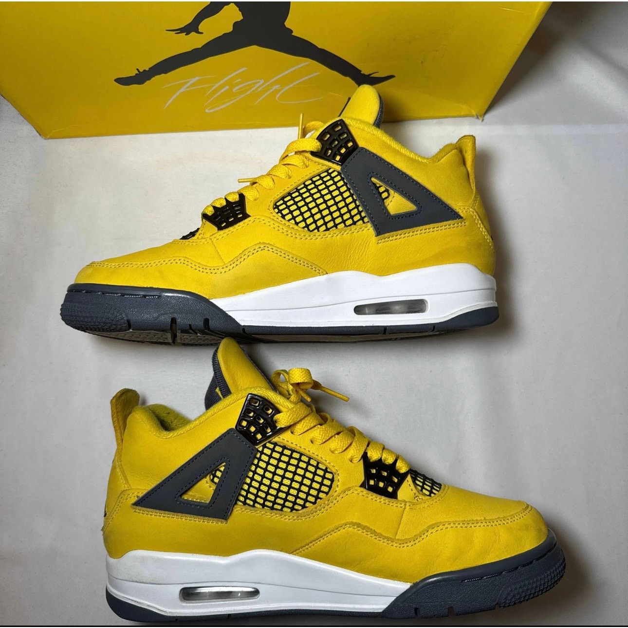 Jordan Brand × Nike Size 8 - Nike Air Jordan 4 Retro Lightning 2021 Men's Shoes Size US 8 / EU 41 - 3 Thumbnail