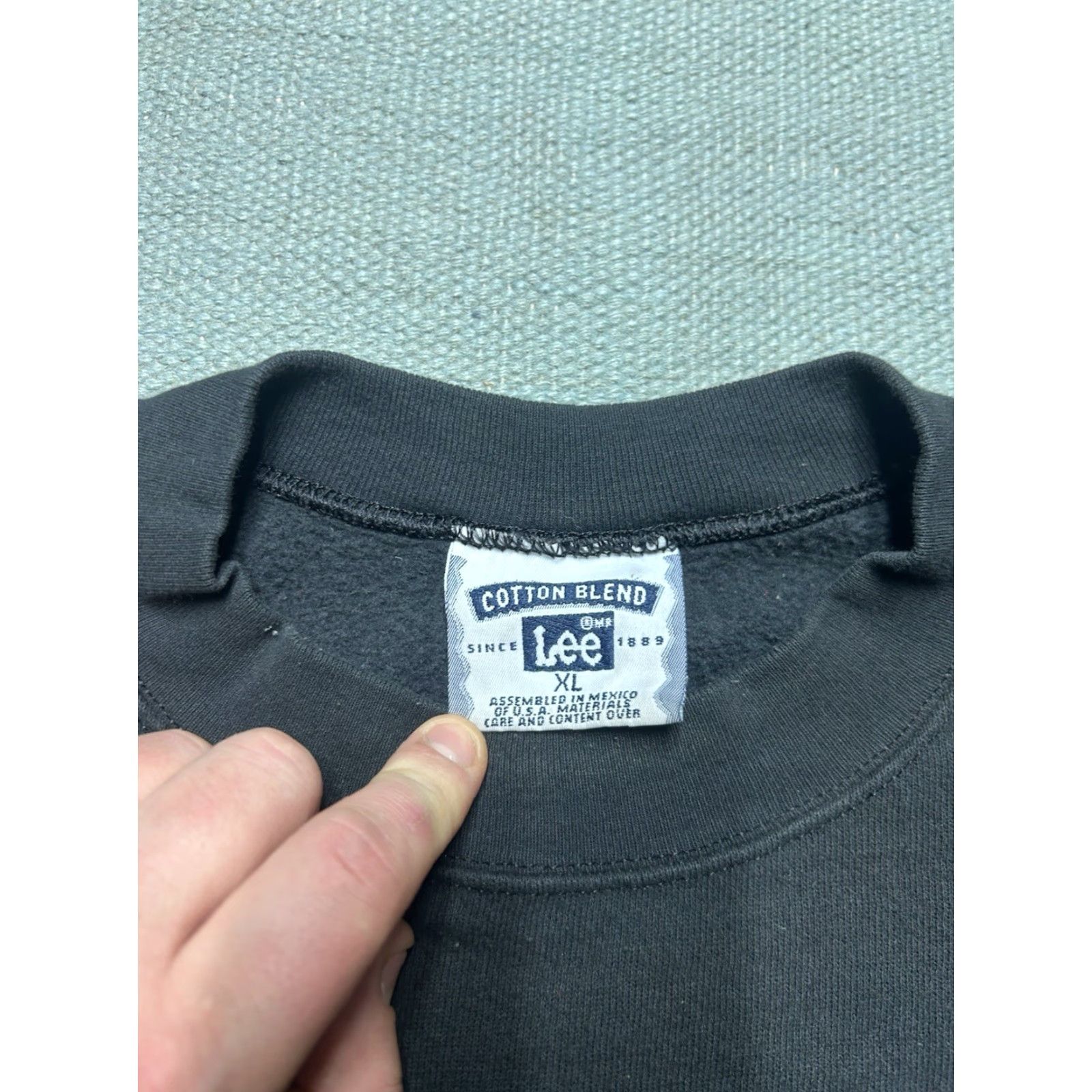 Lee VINTAGE 90s crewneck Sweatshirt Pizza Hut X-Men promo wolverine rare black XL Mens Size US XL / EU 56 / 4 - 6 Thumbnail