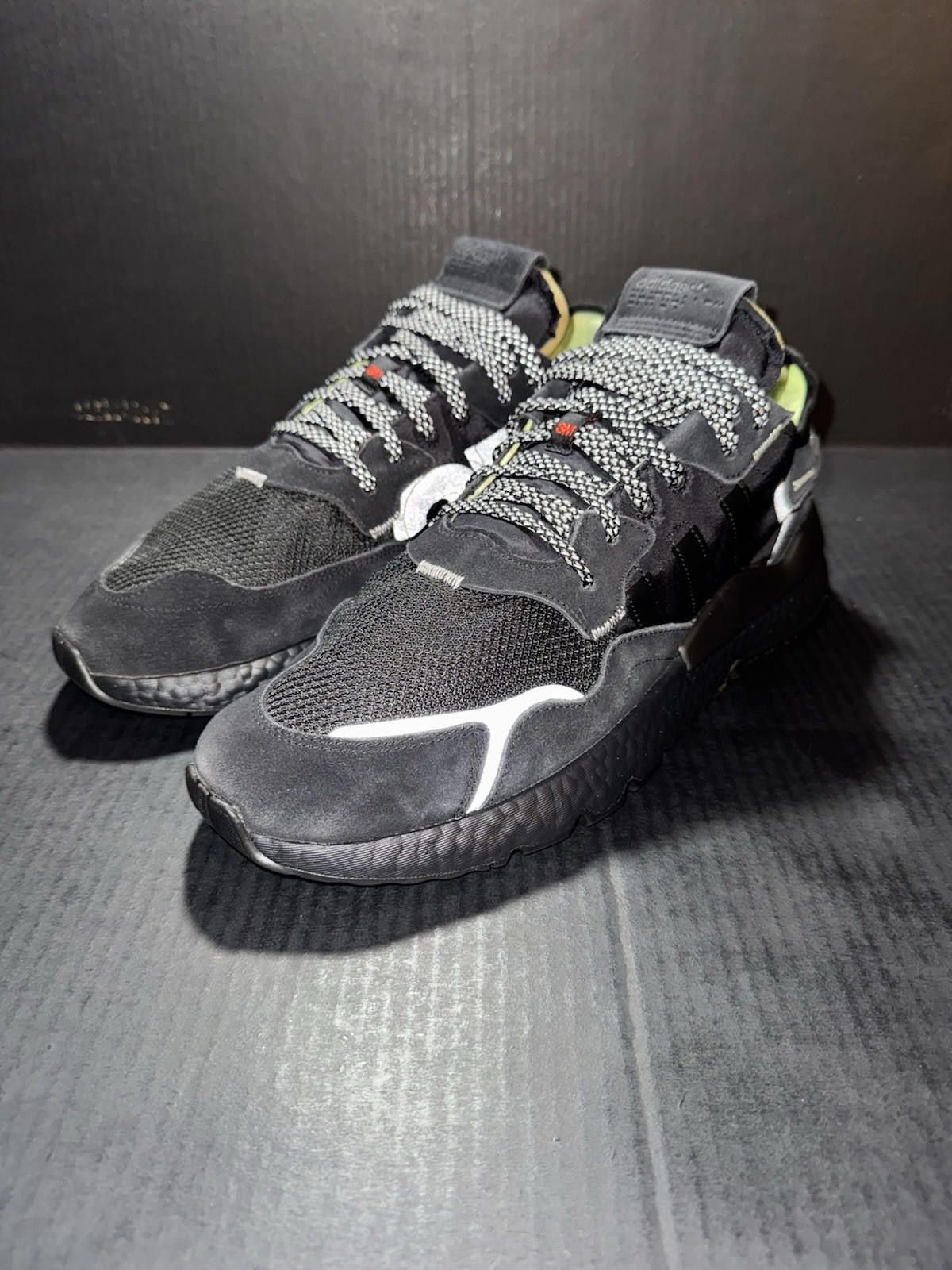 Adidas Adidas Men's 3M x Nite Jogger Core Black - EE5884 - Sz 12.5 Size US 12.5 / EU 45-46 - 4 Thumbnail