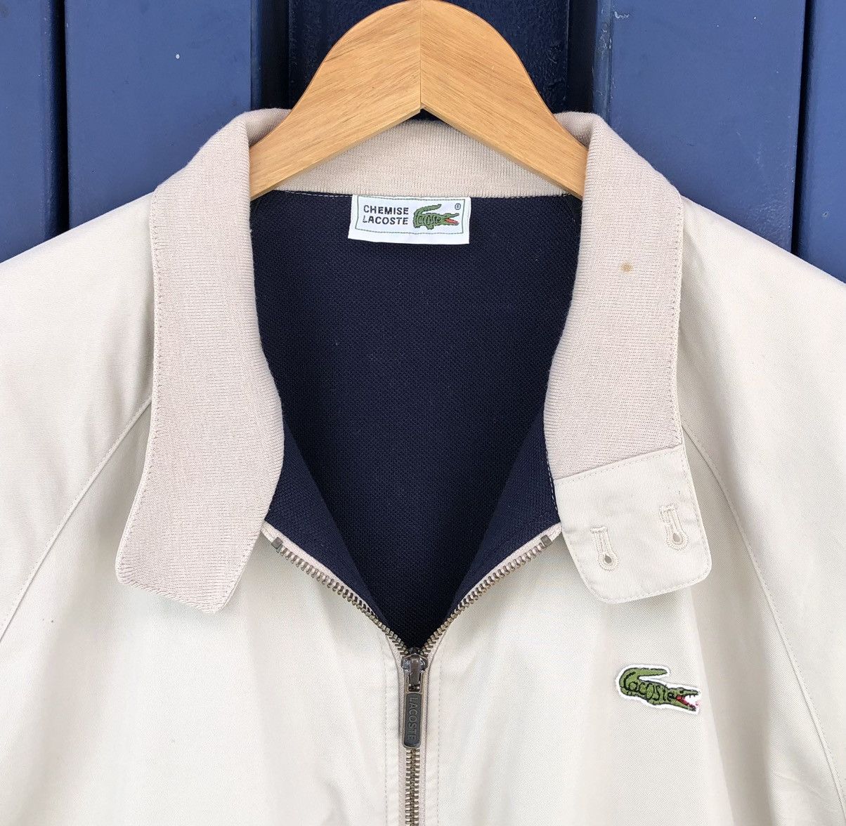 Lacoste Vintage Chemise Lacoste Zipper Bomber Jacket Size US L / EU 52-54 / 3 - 17 Thumbnail