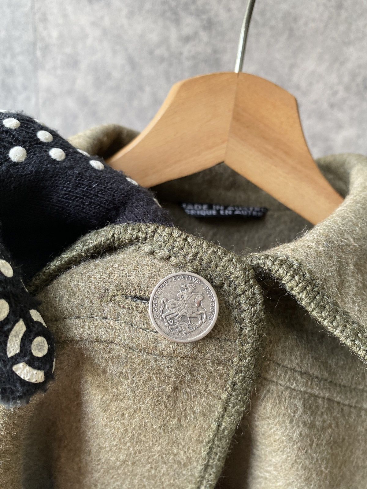 Vintage Vintage Steinbock Himalaya Wool Cloak Cape Austria Size US XXL / EU 58 / 5 - 6 Thumbnail