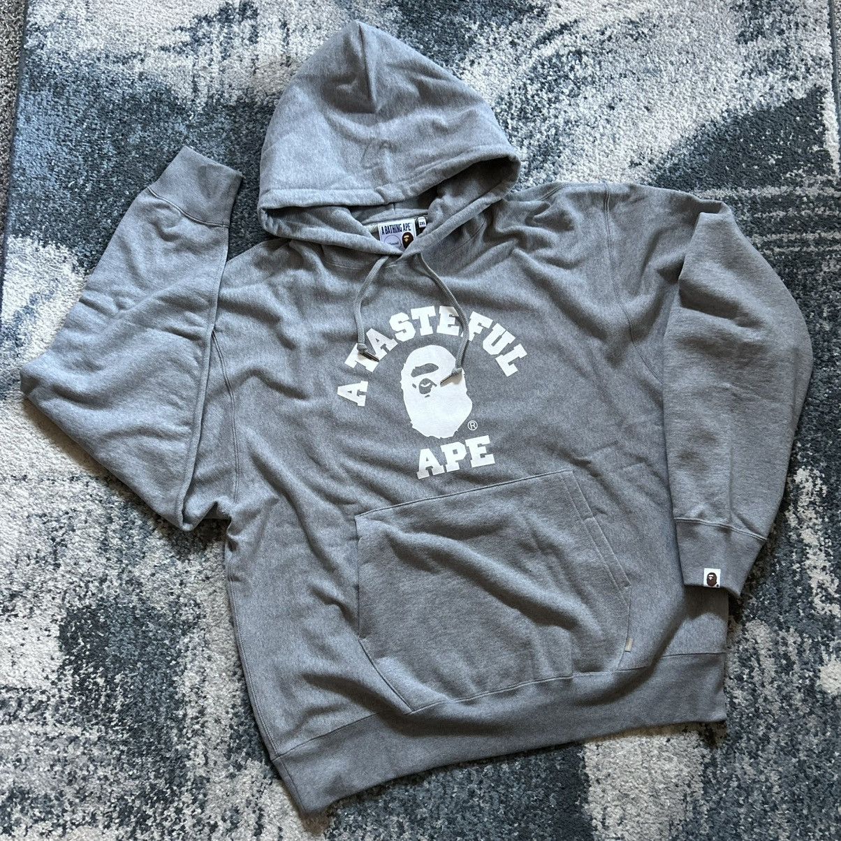 Bape × JJJJound 2XL “A TASTEFUL APE” RELAXED FiT COLLEGE LOGO HOODiE NiGO Size US XXL / EU 58 / 5 - 17 Thumbnail