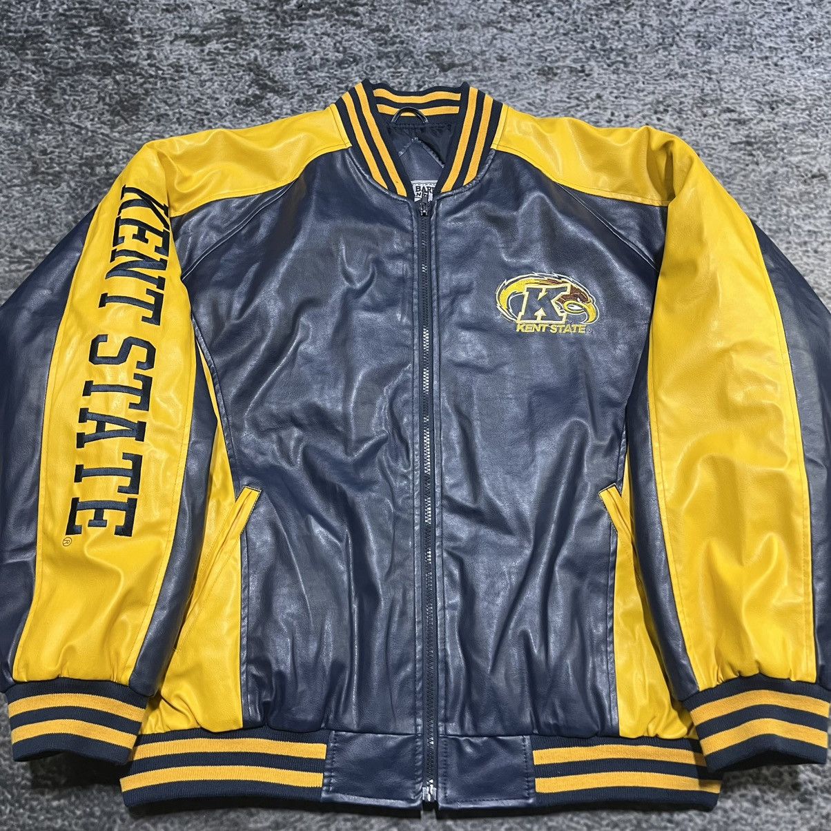 Steve And Barrys Vintage Kent State University Steve & Barrys Leather Jacket Size US XL / EU 56 / 4 - 3 Thumbnail