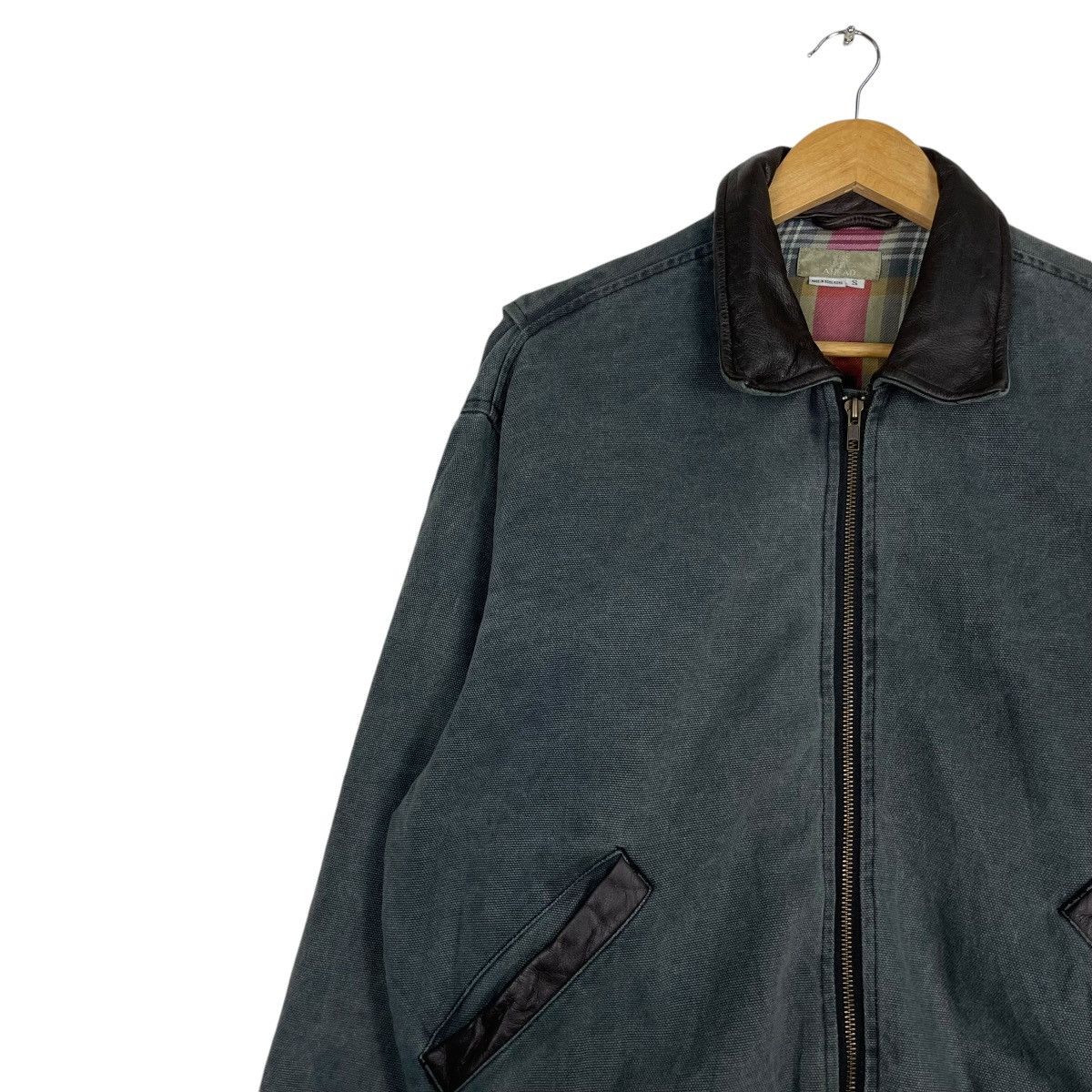 Beauty Beast × Hysteric Glamour × Japanese Brand 💥TERRITORY AHEAD WASHED GREY BOMBER Size US M / EU 48-50 / 2 - 6 Thumbnail