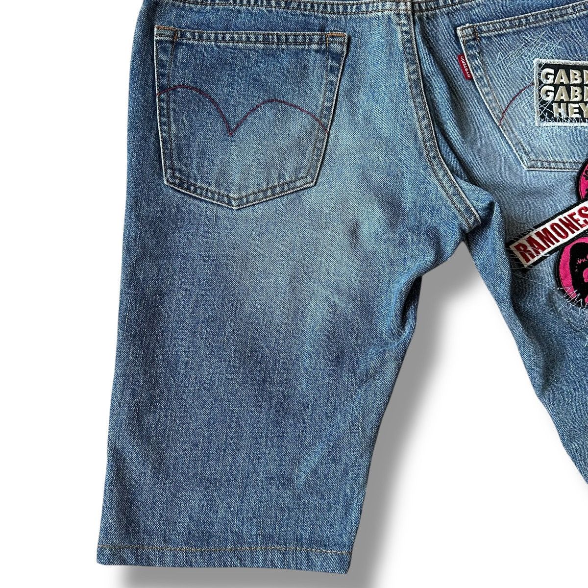 Hysteric Glamour 💸DELETE SOON💸 Hysteric Glamour Ramones Denim Shorts Size US 29 - 7 Thumbnail