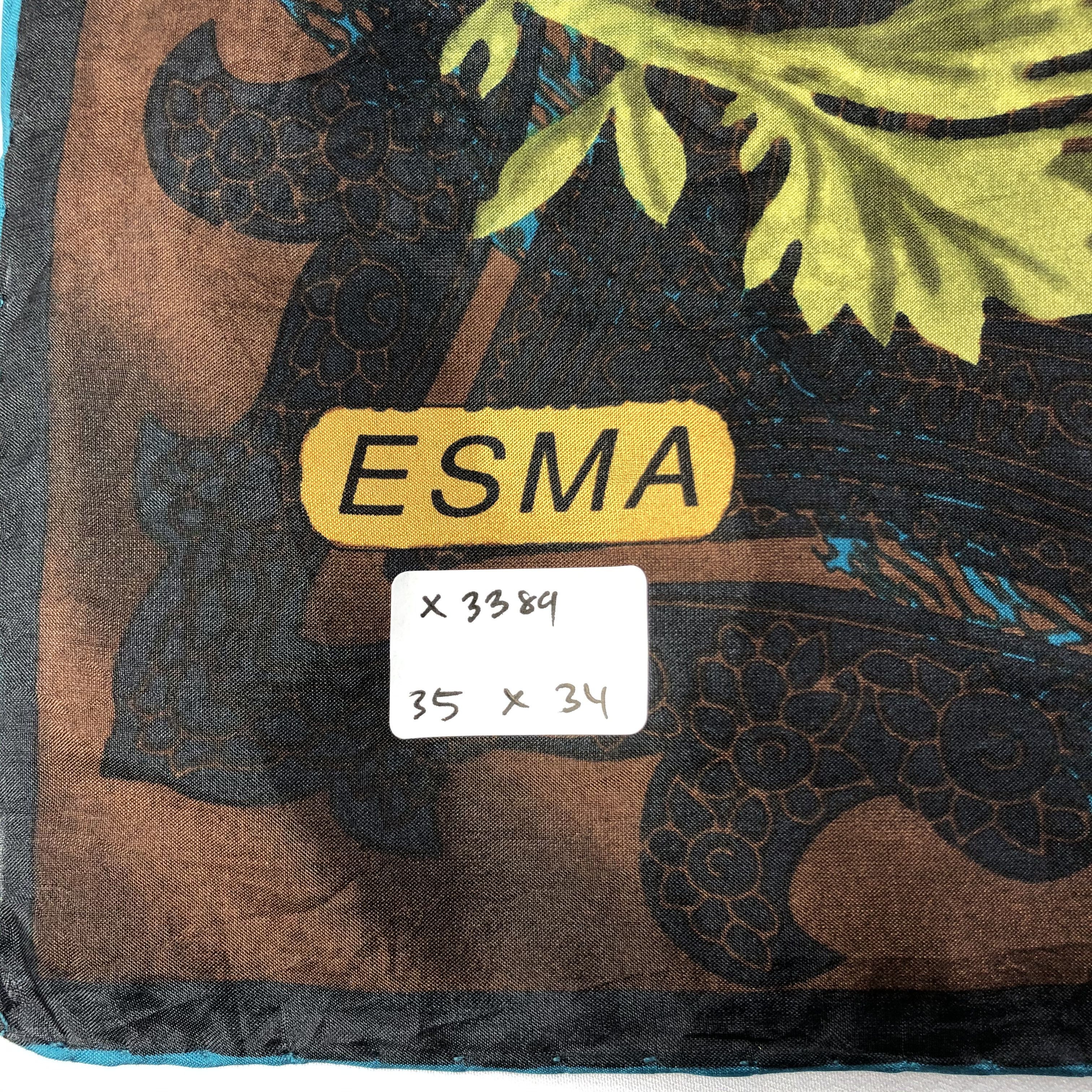 Vintage Vintage Esma Silk Scarf Size ONE SIZE - 7 Thumbnail