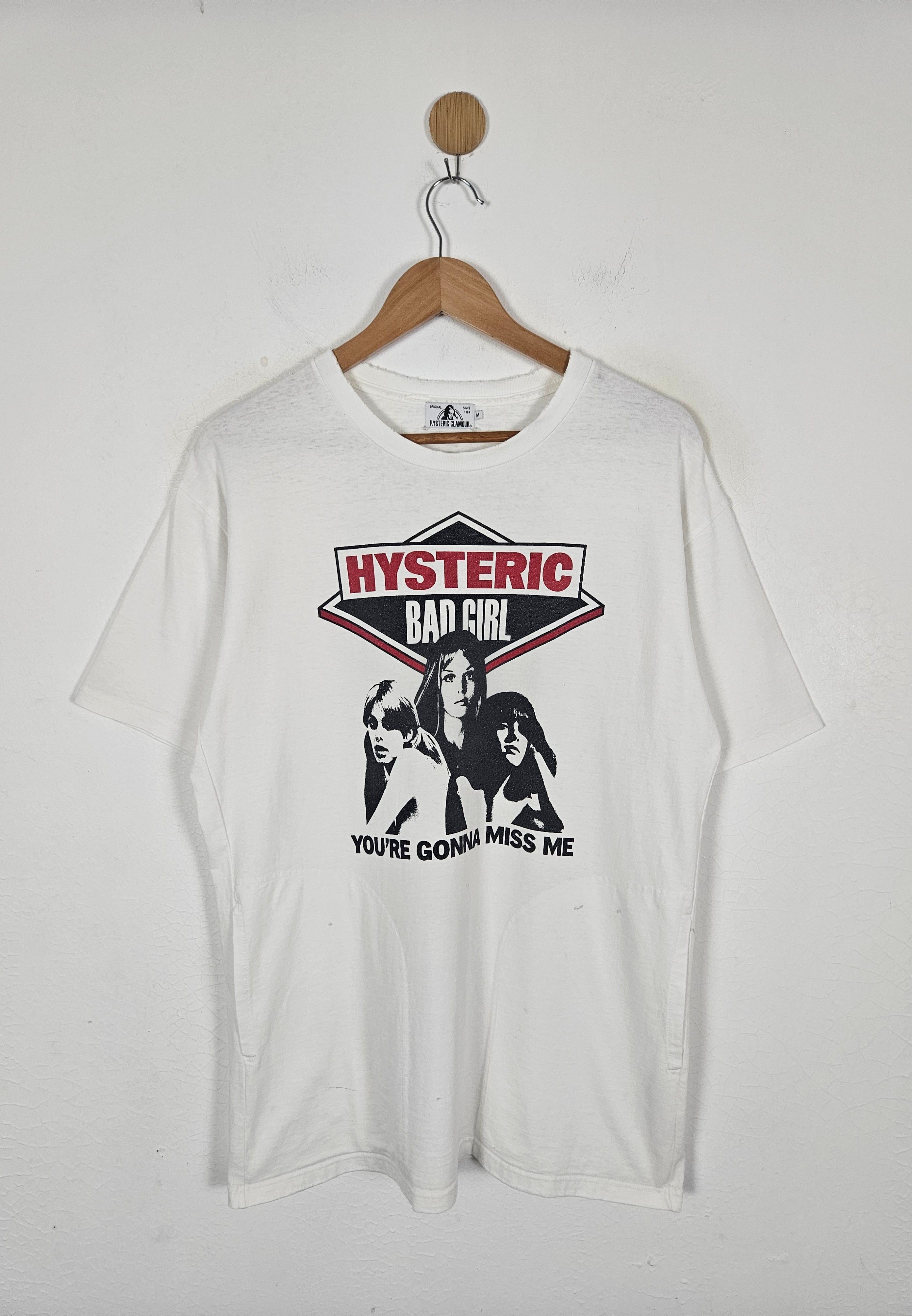 Hysteric Glamour Bad Girl You Are Gonna Miss Me shirt