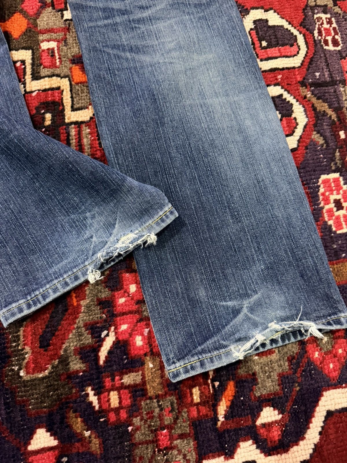 Lee Distressed Lee Riders Japan Denin Straight Cut Size US 34 / EU 50 - 5 Thumbnail