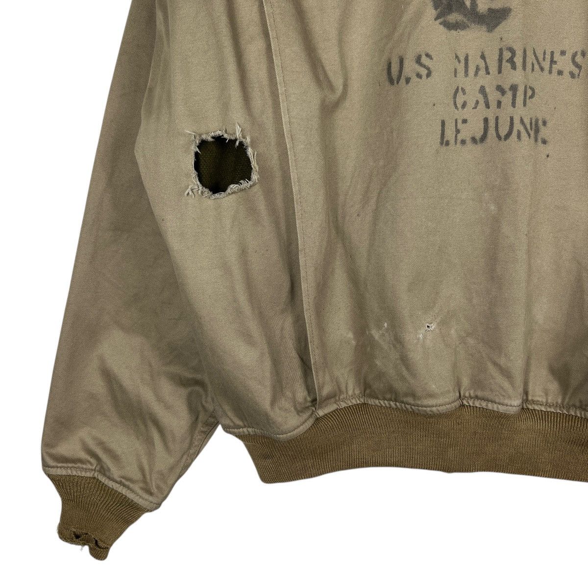 Vintage Houston Tanker Comanders Usmc Us Marines Camp Lejune Jacket Size US M / EU 48-50 / 2 - 8 Thumbnail