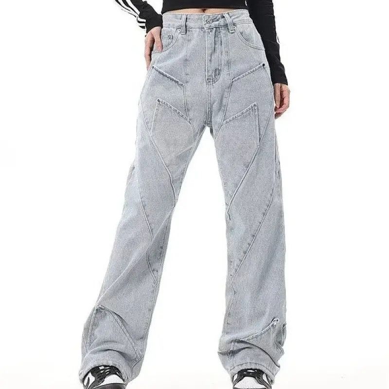 Japanese Brand × Jean Retro loose straight leg wide leg jeans Size US 32 / EU 48 - 1 Thumbnail