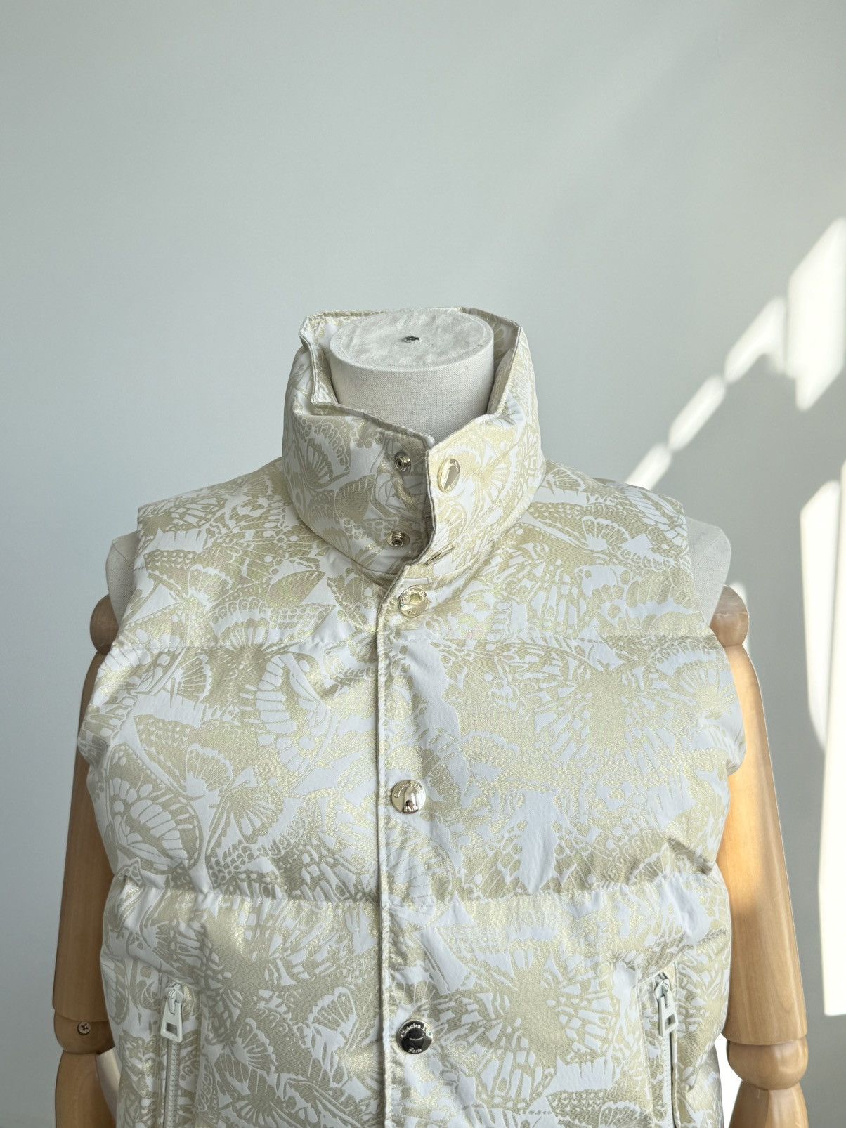 Dior Christian Dior DiorAlps Gold Butterfly Motif Puffer Vest Size S / US 4 / IT 40 - 6 Thumbnail