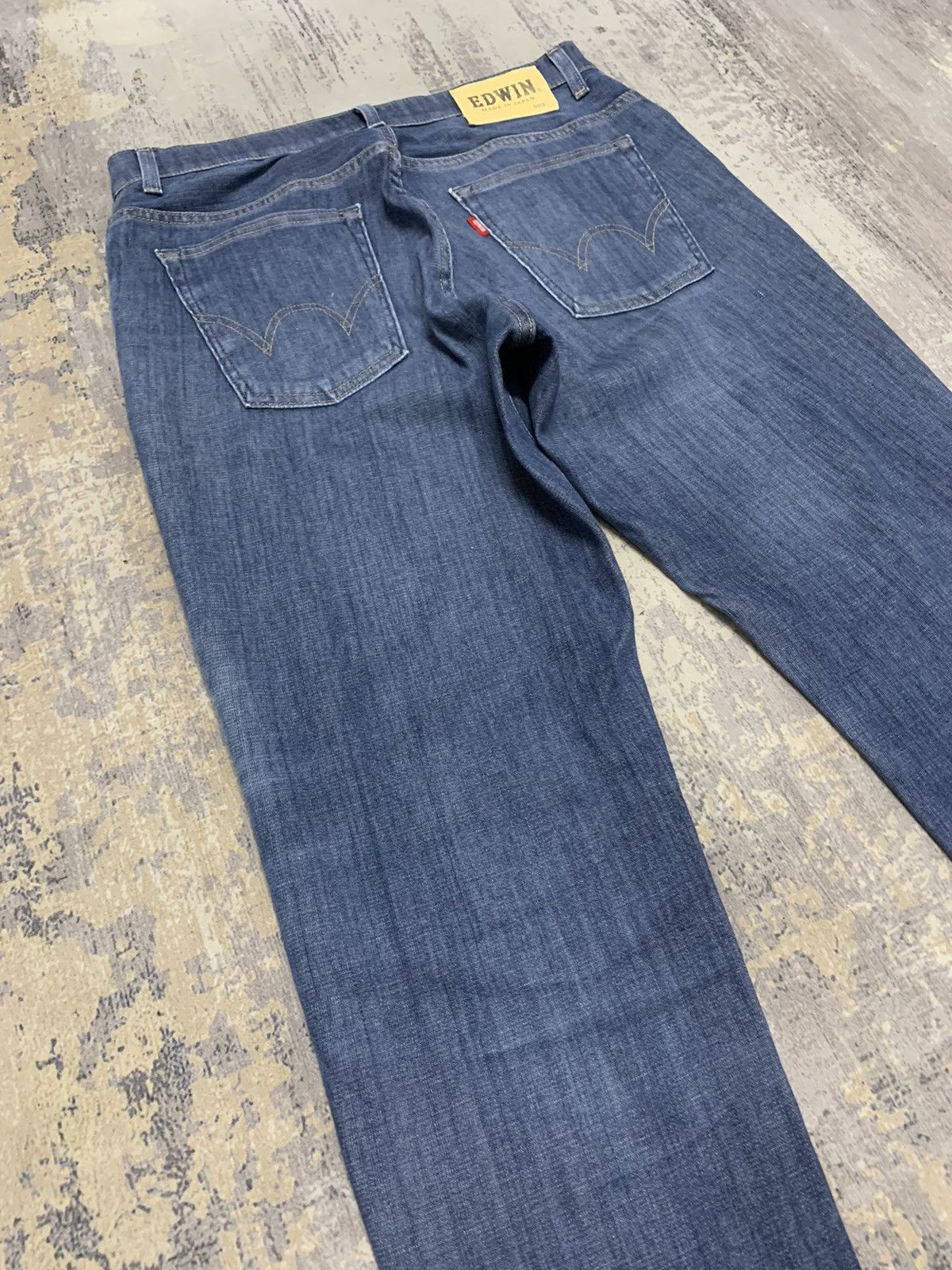 Edwin Edwin 503 Made In Japan Distressed Denim Jeans W33 Size US 33 - 10 Thumbnail