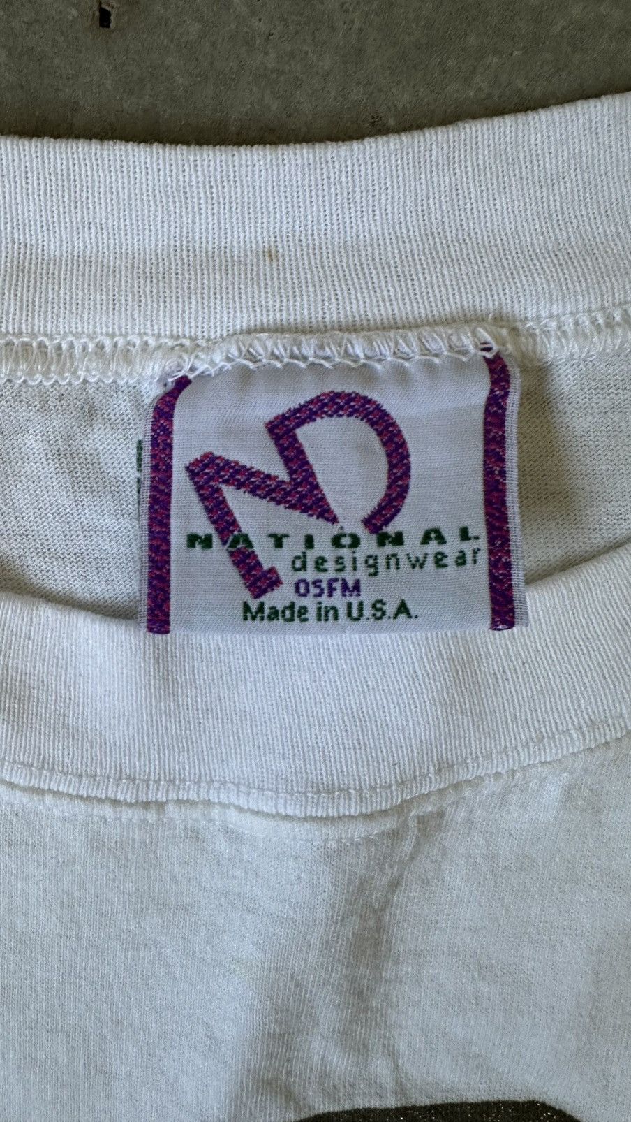 National Standard VINTAGE UNIVERSITE DE PARIS SORBONNE BNWT TEE Size US XL / EU 56 / 4 - 4 Thumbnail