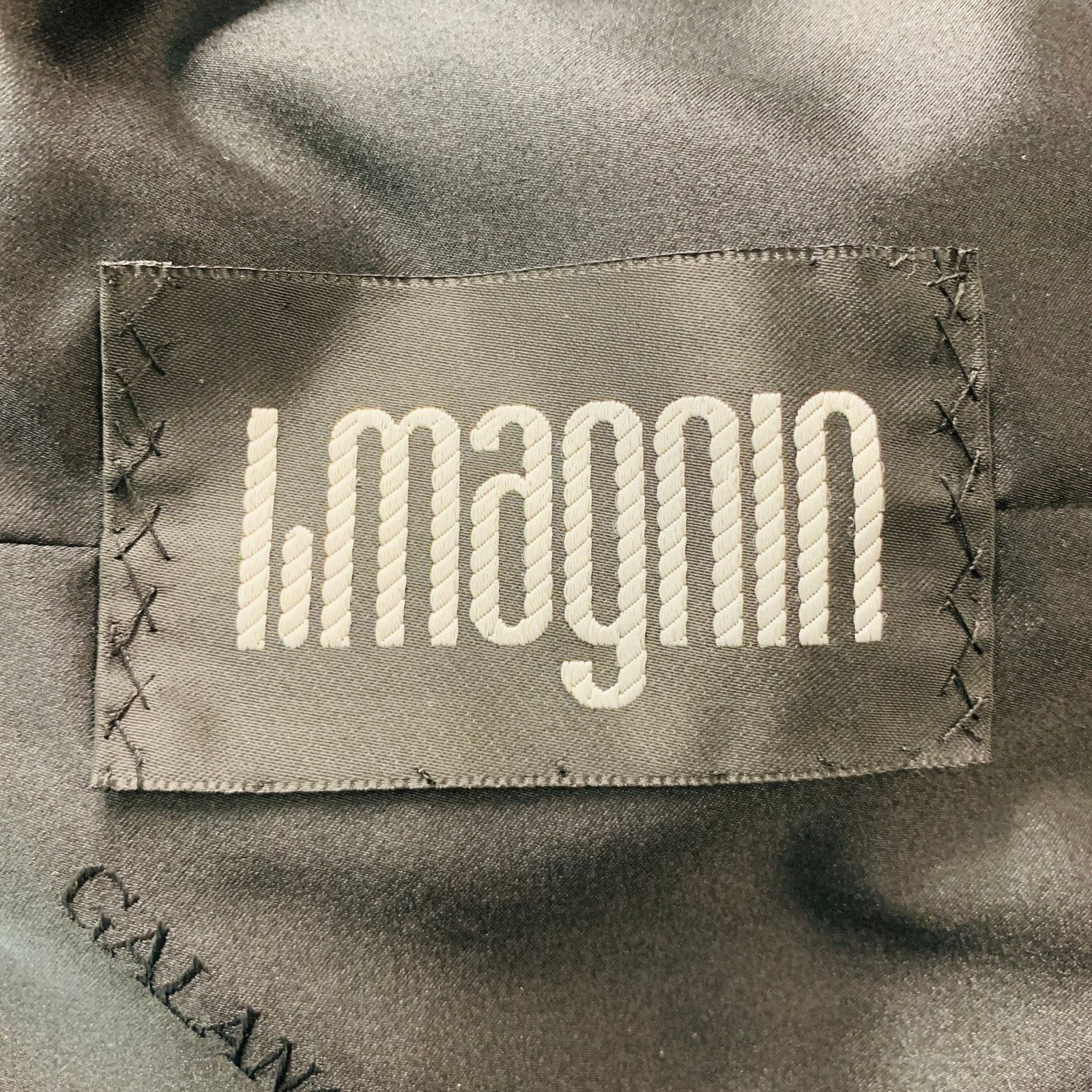 I. Magnin GALANOS Size M Black Hooded Coat Size M / US 6-8 / IT 42-44 - 6 Thumbnail