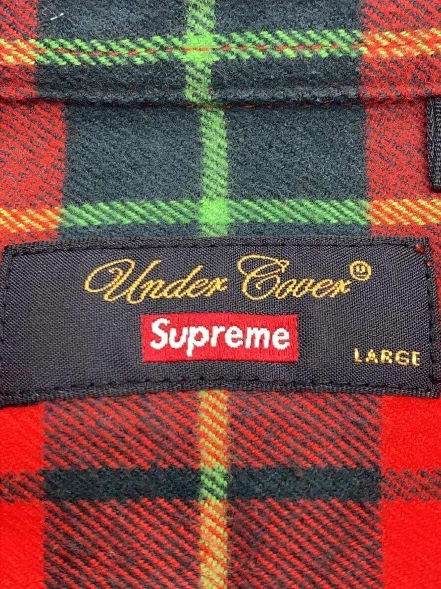 Supreme × Undercover Arabic Font Plaid Short Sleeve Button Shirt Size US L / EU 52-54 / 3 - 4 Thumbnail