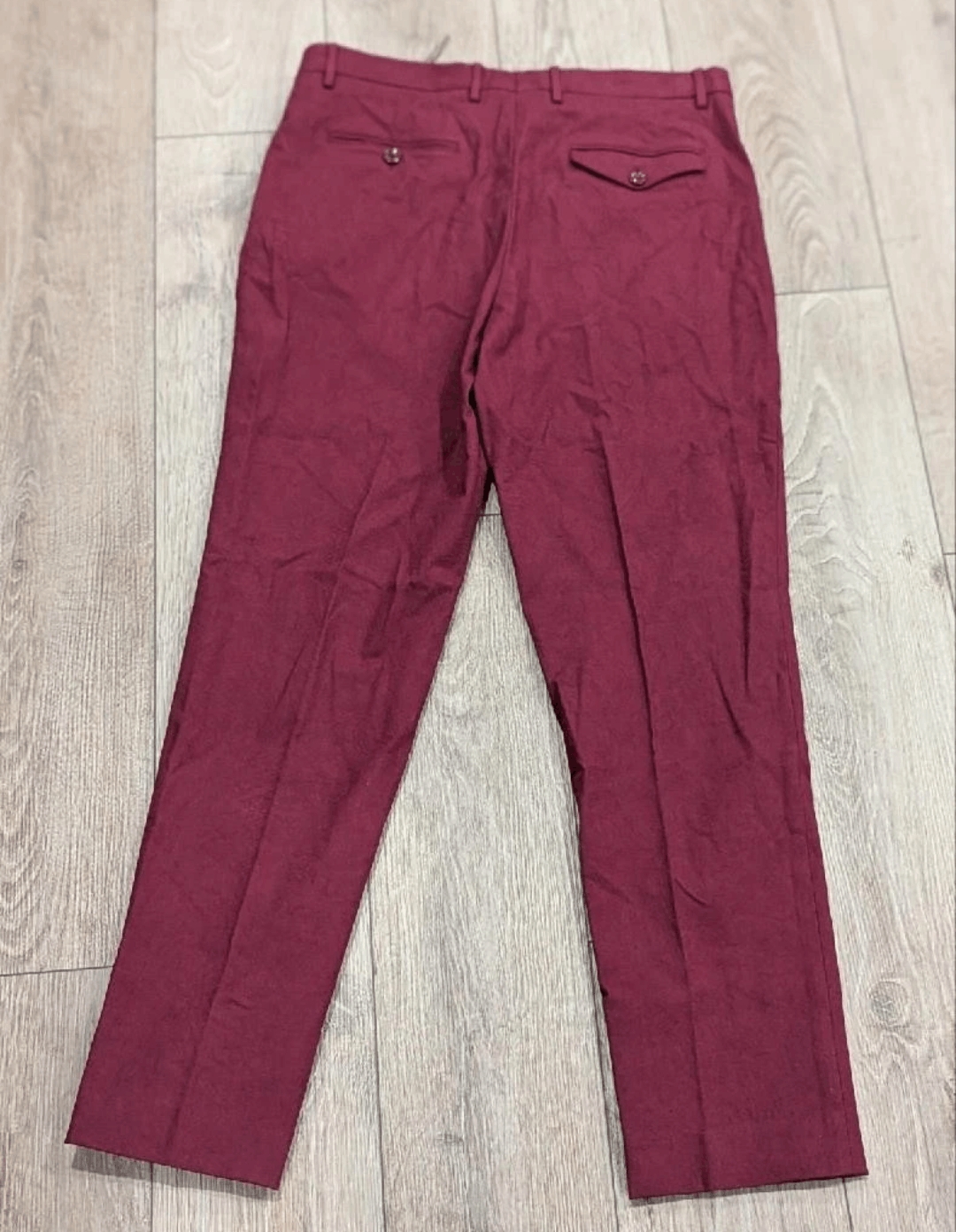 Etro ETRO Stretch Cotton Trousers Dark Red 50 US 34 Size US 34 / EU 50 - 4 Thumbnail