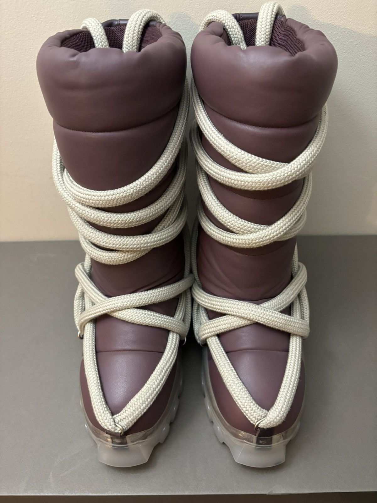 Rick Owens Rick Owens Lunar Tractor Padded Leather Boots Size US 8.5 / EU 41-42 - 2 Thumbnail