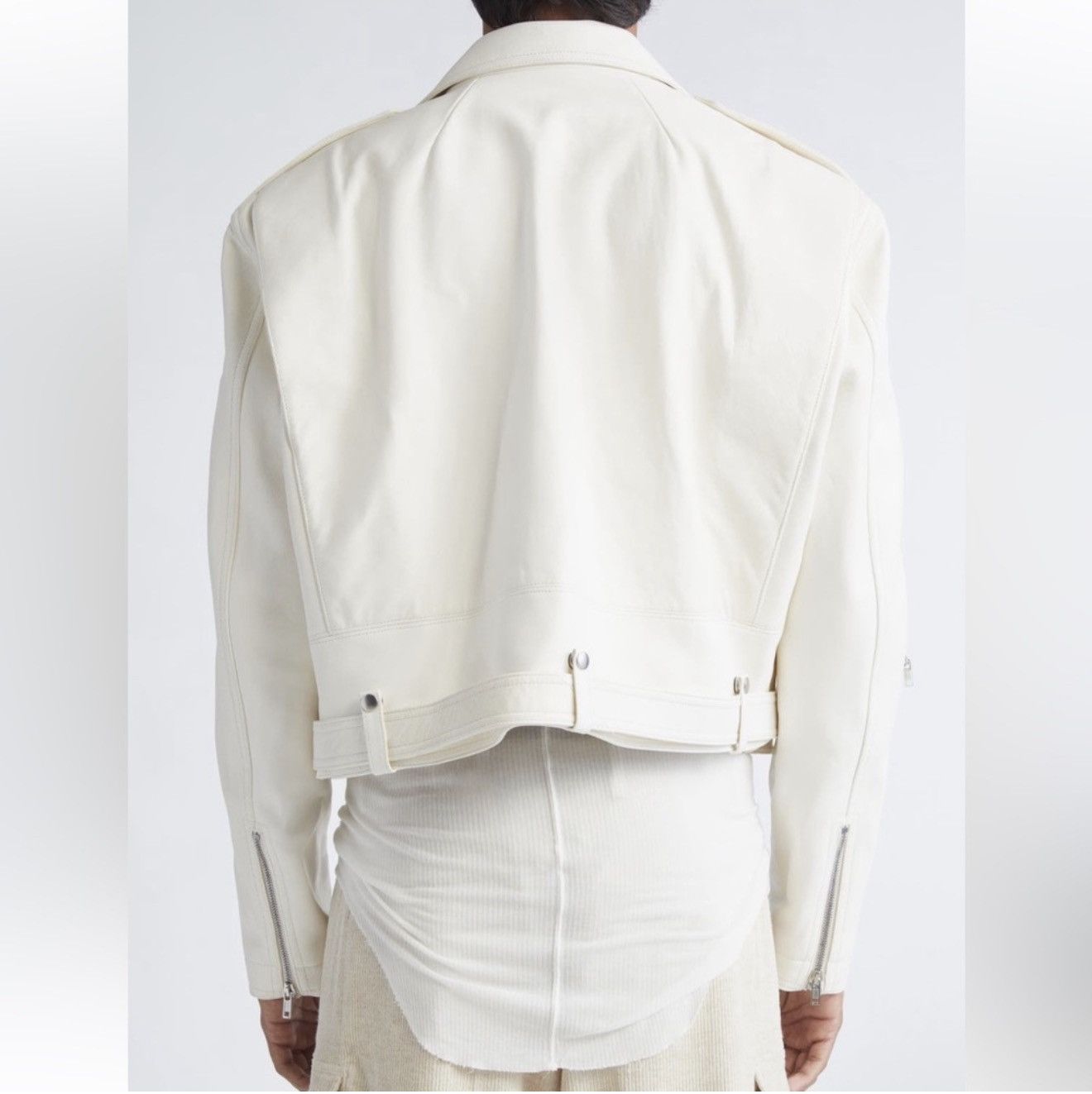 Rick Owens Rick Owens Concordians cropped Bauhaus stooges Albino Jacket Size US L / EU 52-54 / 3 - 5 Thumbnail