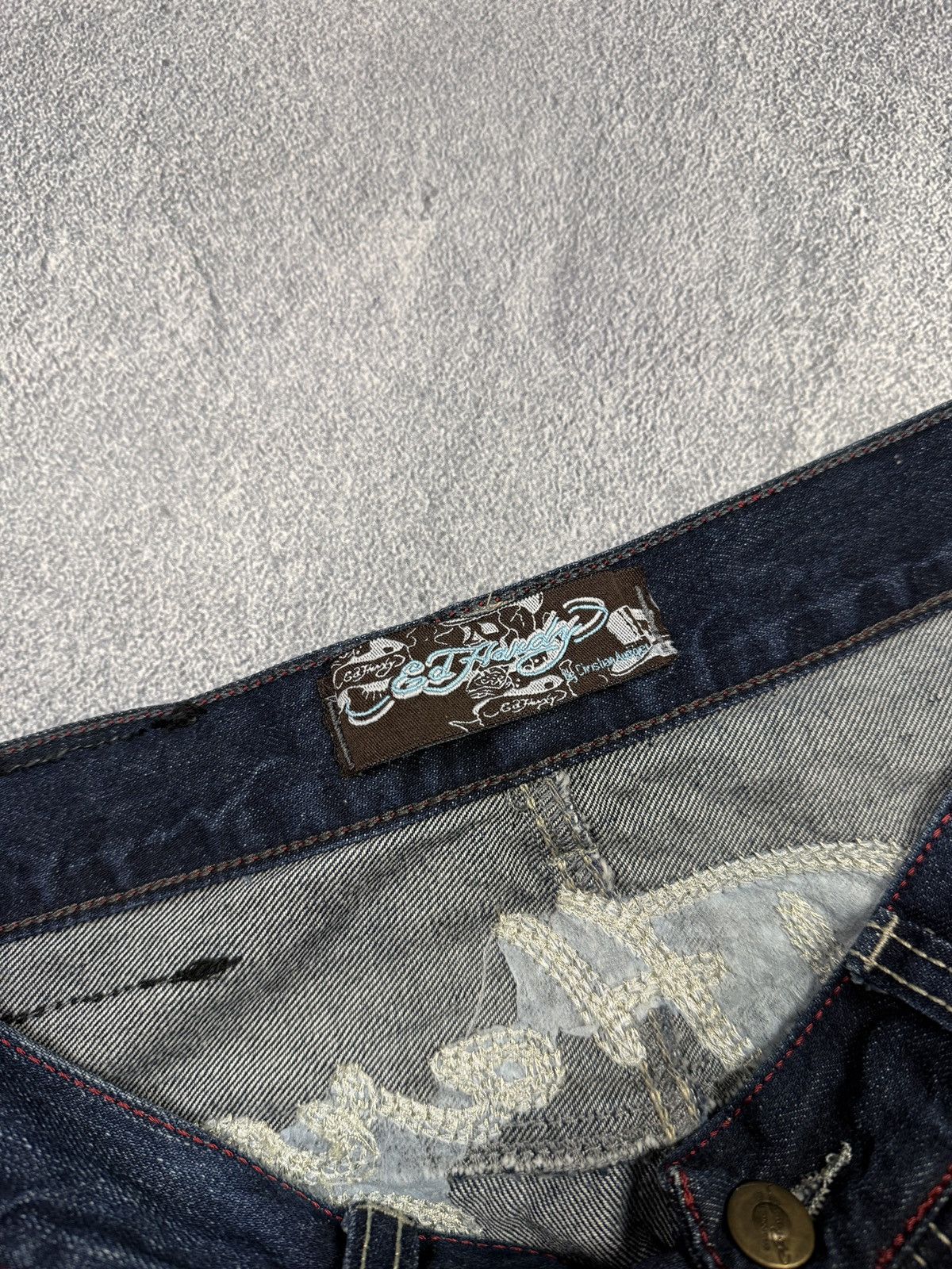 Ed Hardy Ed Hardy Jeans by Christian Audigier Pants Baggy Y2K Size US 32 / EU 48 - 12 Thumbnail