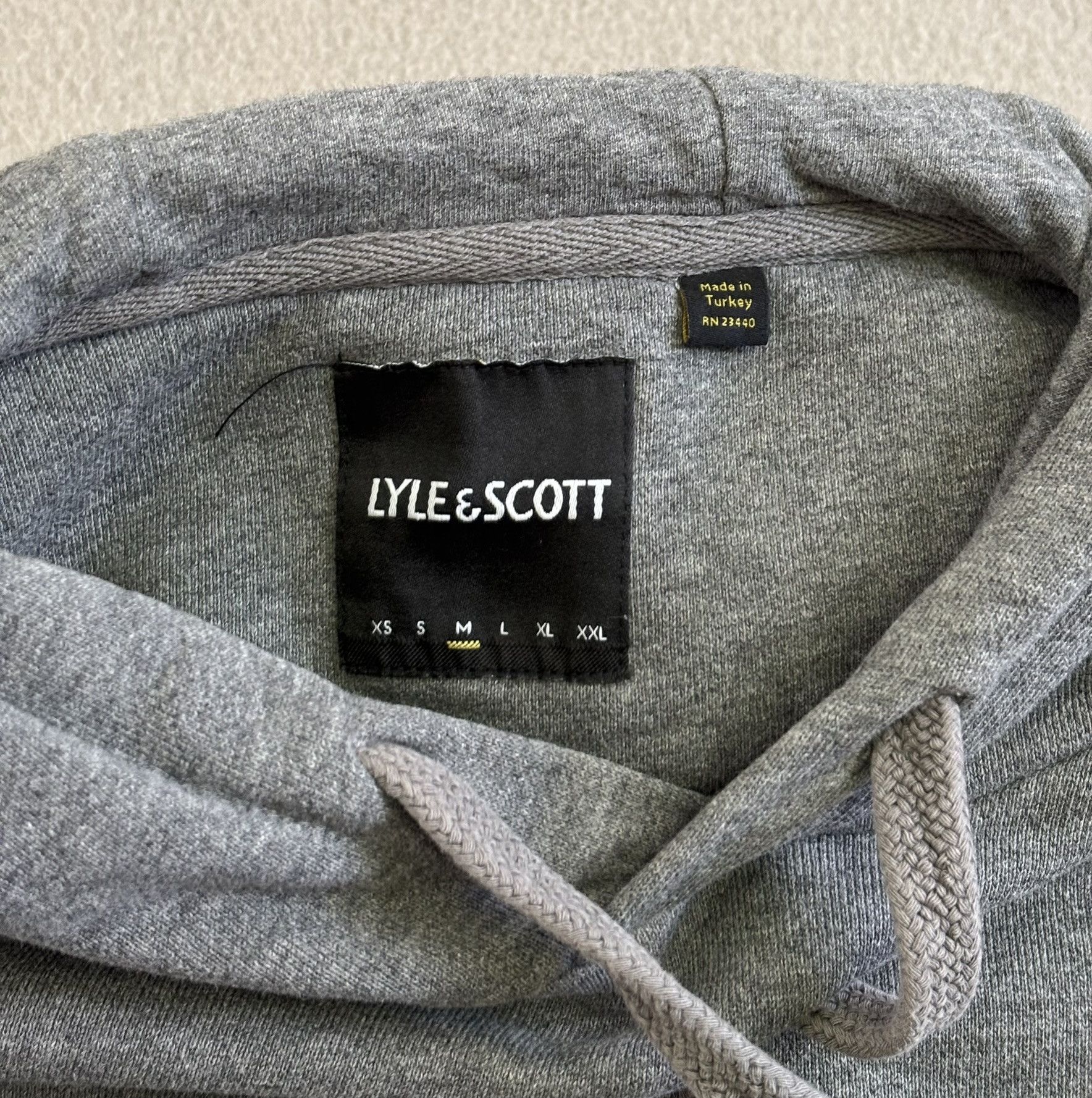Lyle & Scott Lyle Scott Gray Hoodie Medium Size US M / EU 48-50 / 2 - 14 Thumbnail