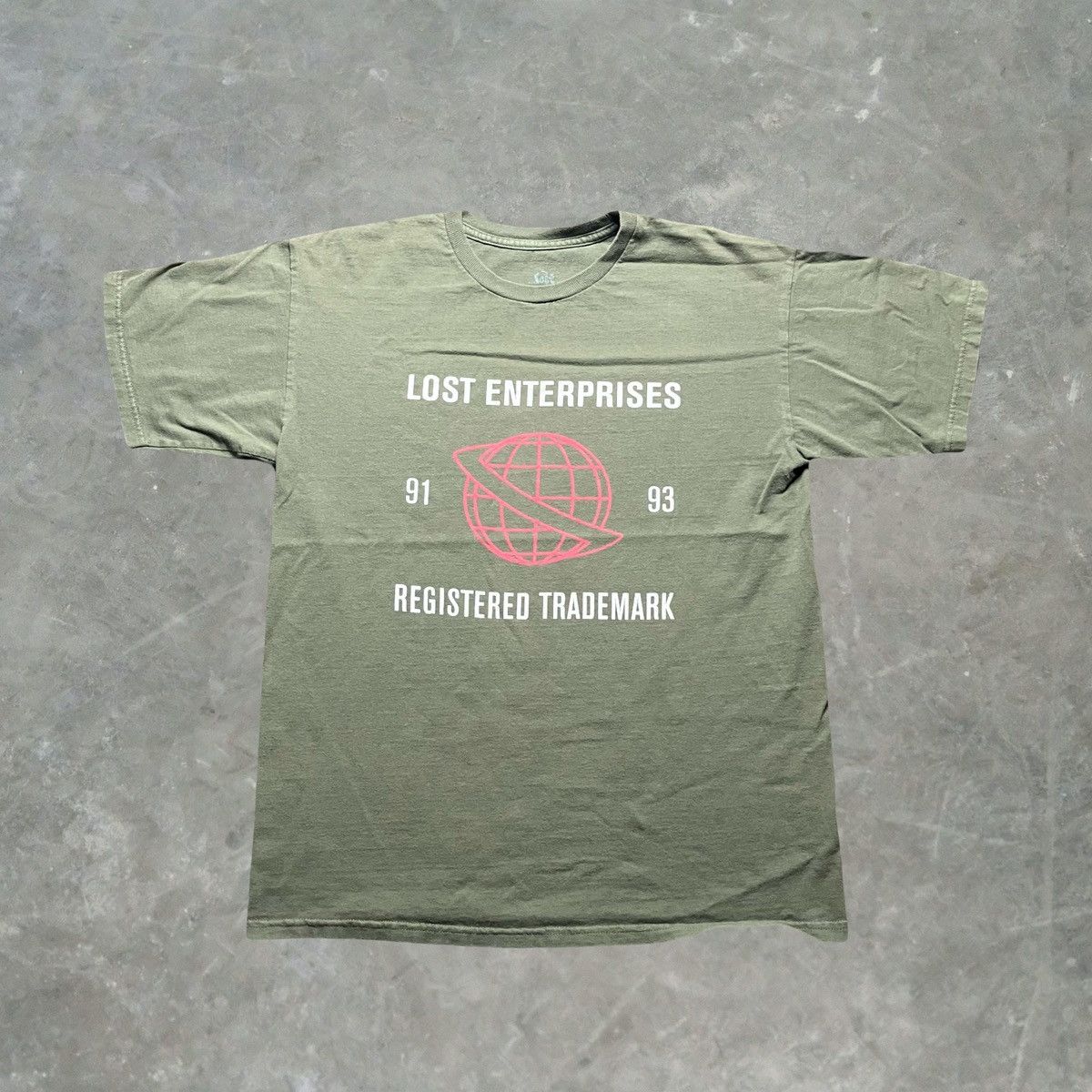 Lost Enterprises Lost Enterprises Graphic T Shirt Mens Medium Green Size US M / EU 48-50 / 2 - 2 Thumbnail