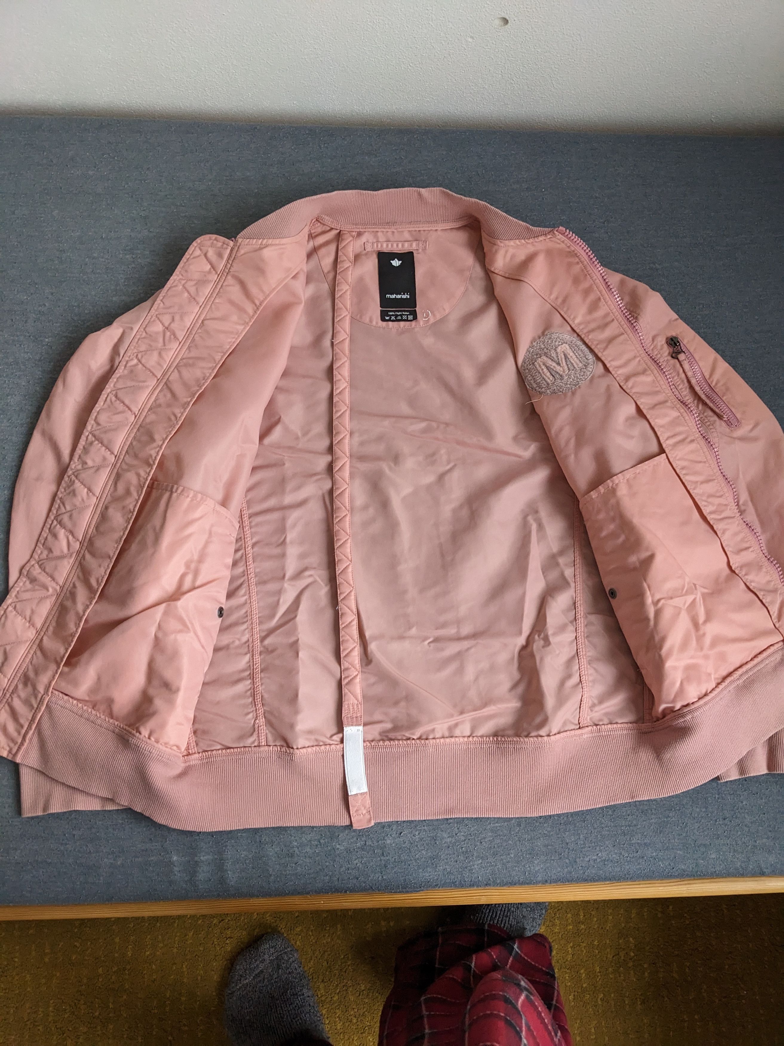 Maharishi MAHARISHI Mal Bomber Jacket In Pink - Pink Size US L / EU 52-54 / 3 - 5 Thumbnail