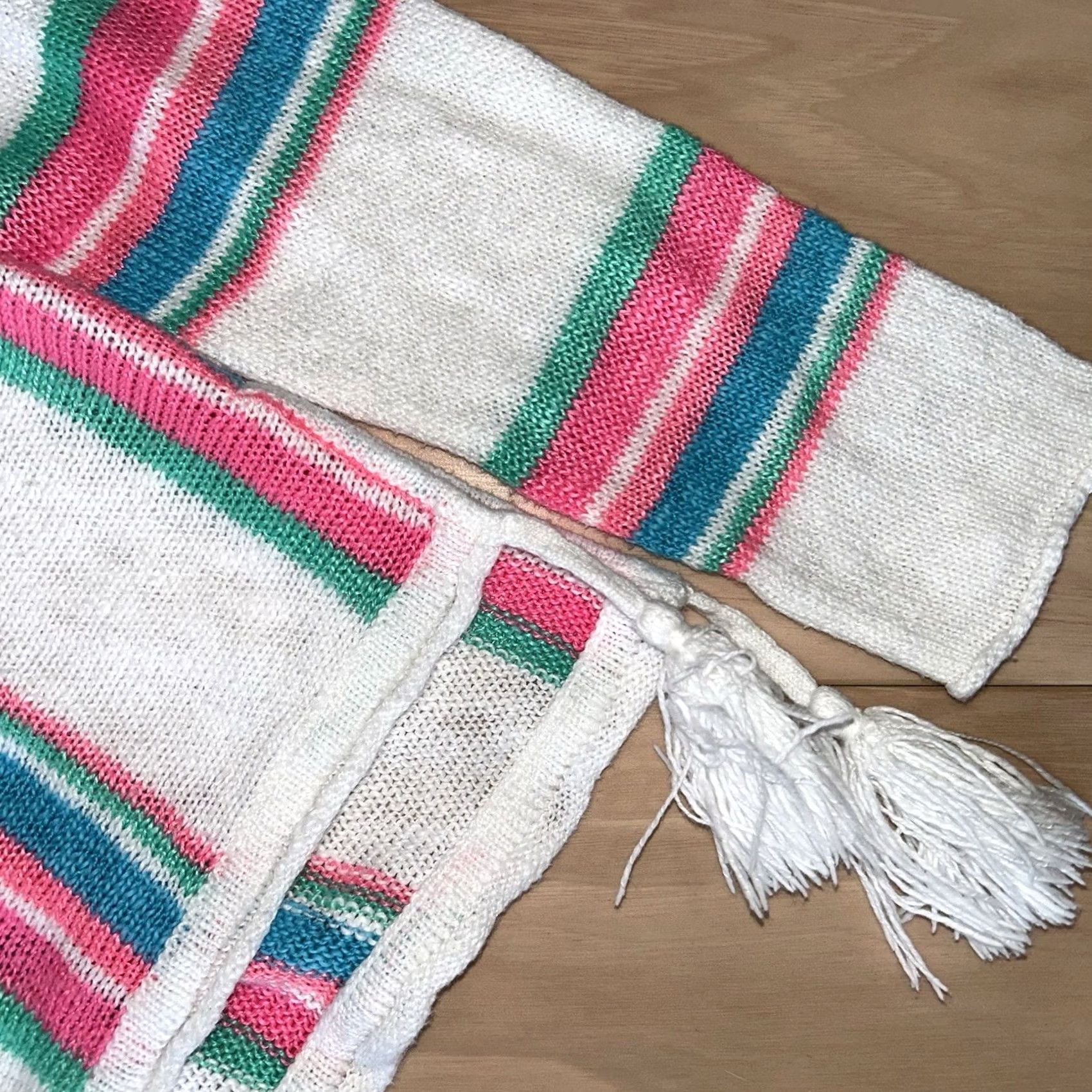 Lilly Pulitzer Lilly Pulitzer Rozalia Striped Tassel Sweater Women’s S Knit Open-Knit Multicolor Casual Pullover Size S / US 4 / IT 40 - 4 Thumbnail