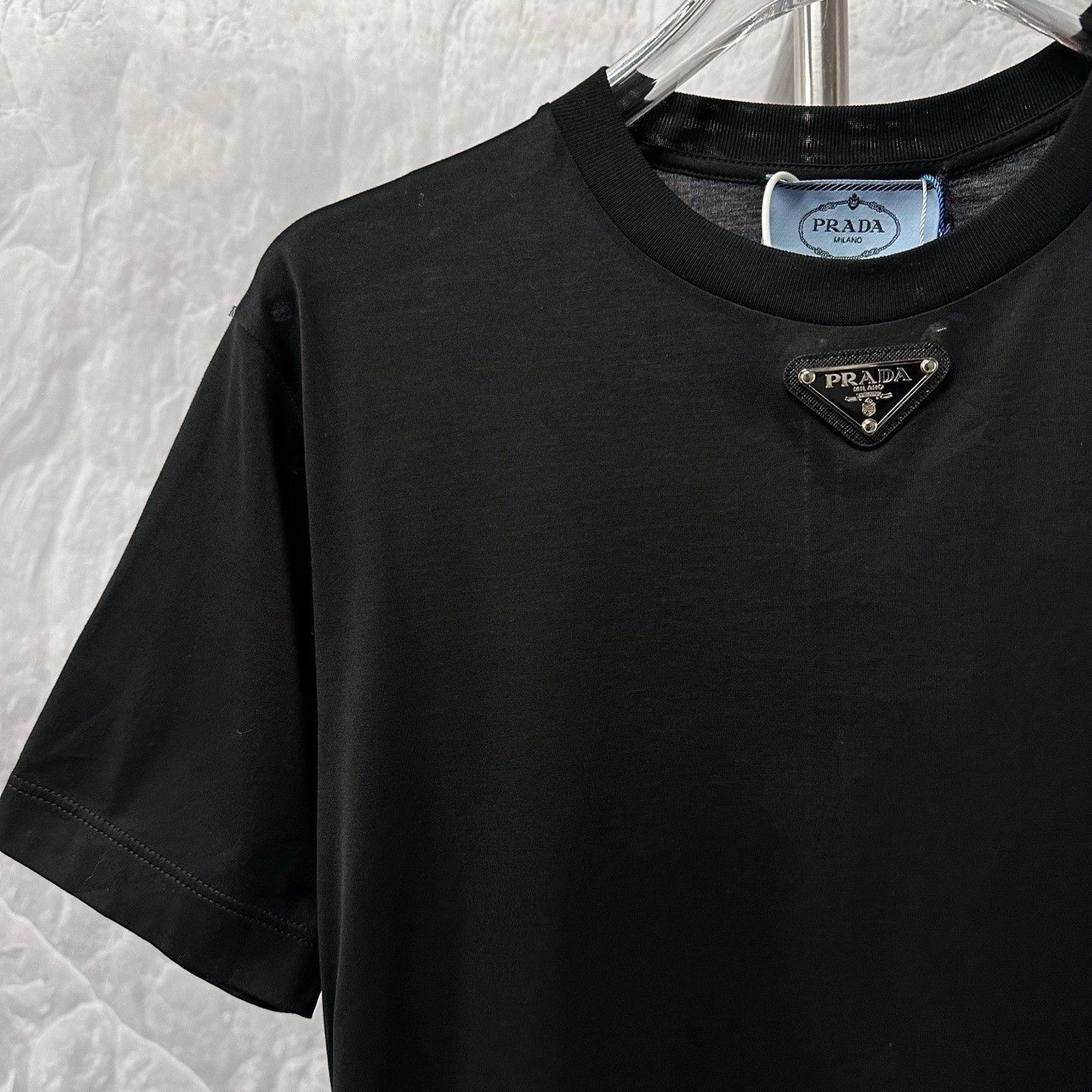 Prada Prada Triangle Steel Logo Short Sleeve XS Size US XS / EU 42 / 0 - 3 Thumbnail