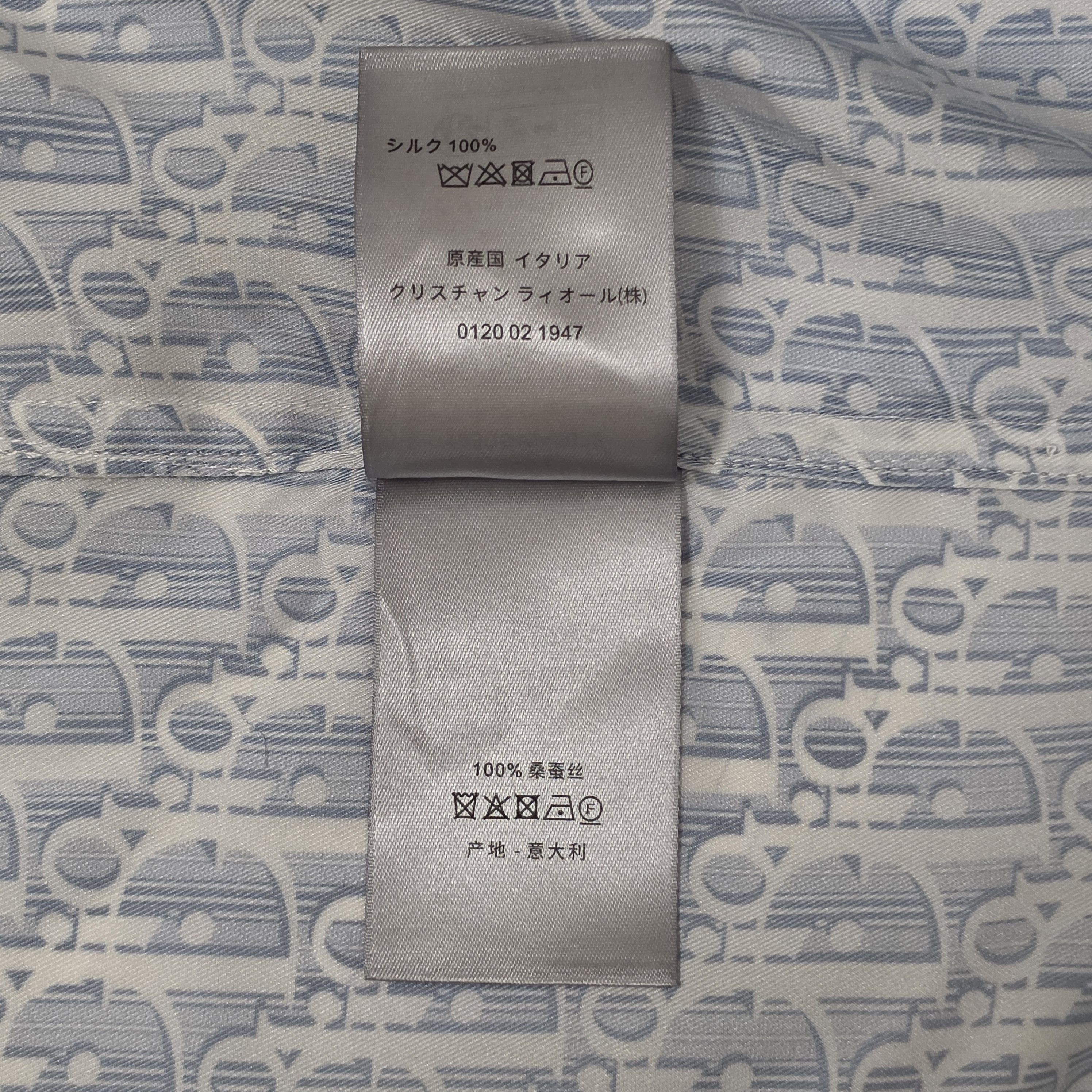 Dior Oblique monogram silk shirt Size US L / EU 52-54 / 3 - 7 Thumbnail