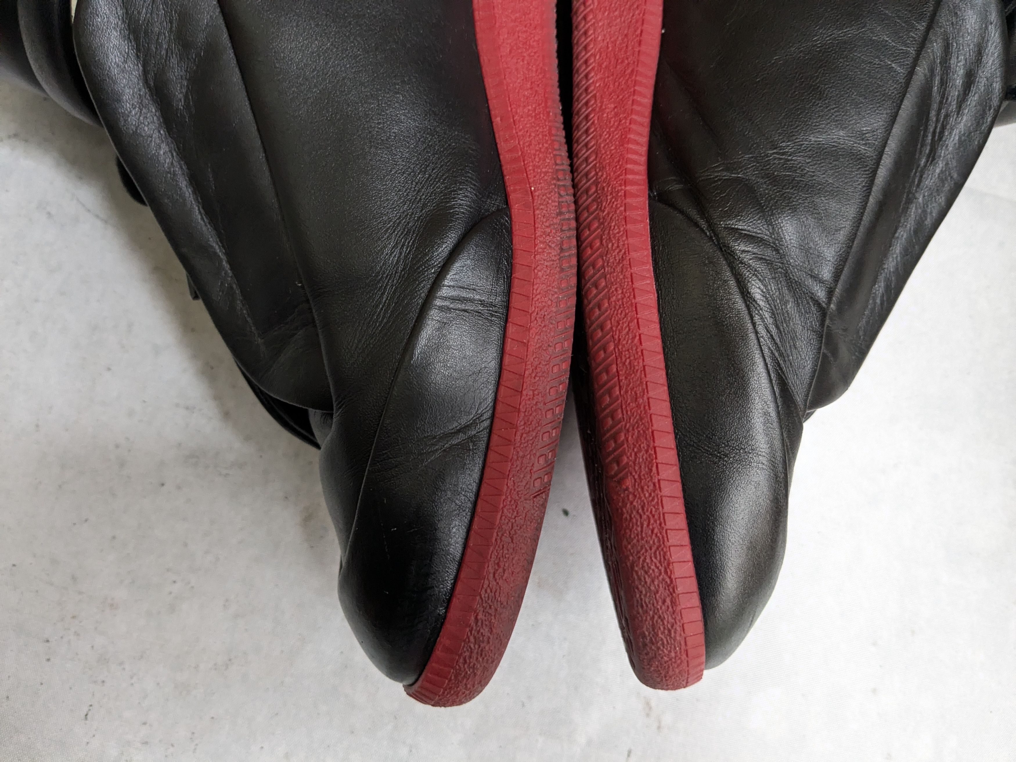 Maison Margiela Maison Margiela Future Black Red 11 44 Leather High Tops Size US 11 / EU 44 - 10 Thumbnail