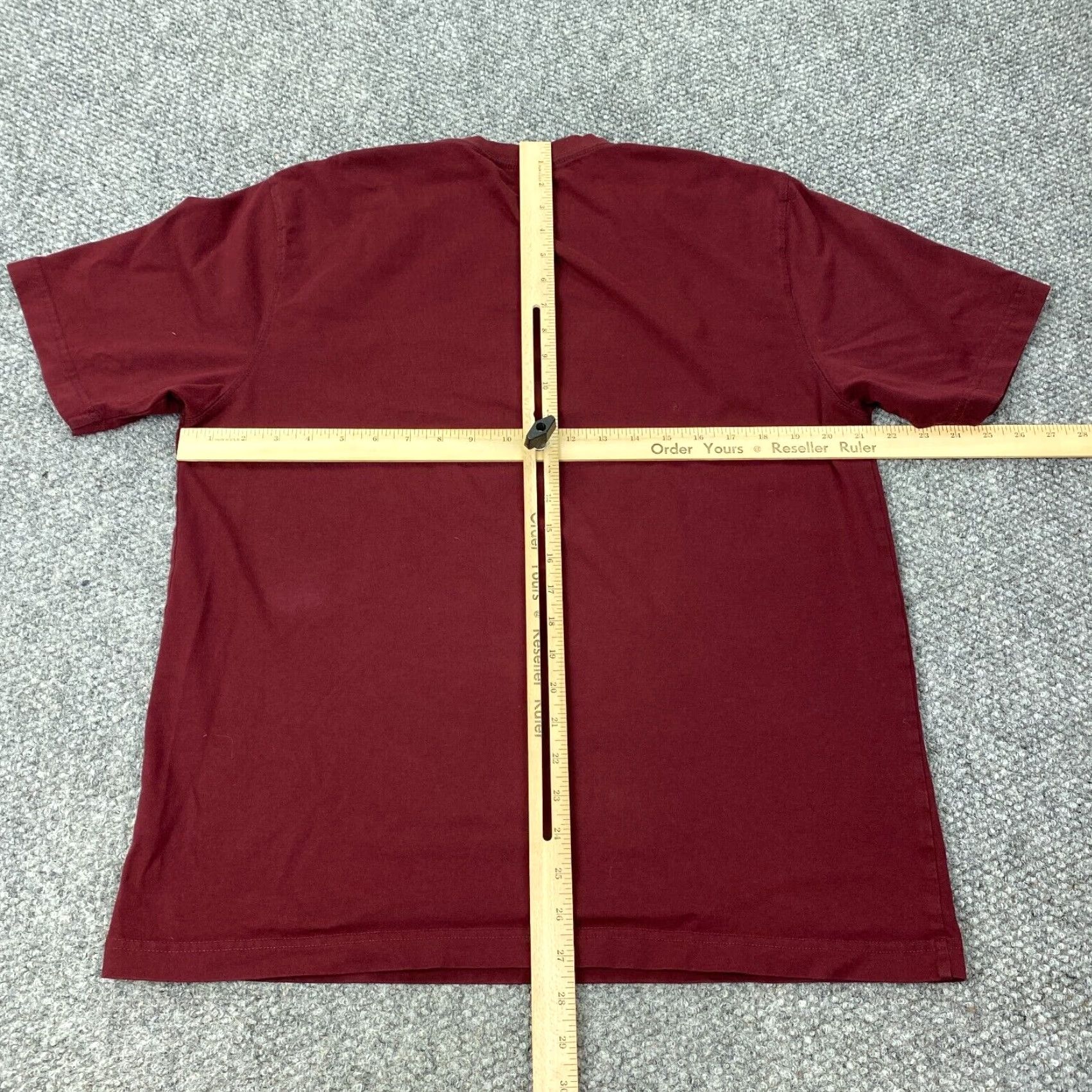 Vintage LL Bean Pocket Shirt Mens Medium Maroon Plain Traditional Fit Unshrinkable Tee Size US M / EU 48-50 / 2 - 6 Thumbnail